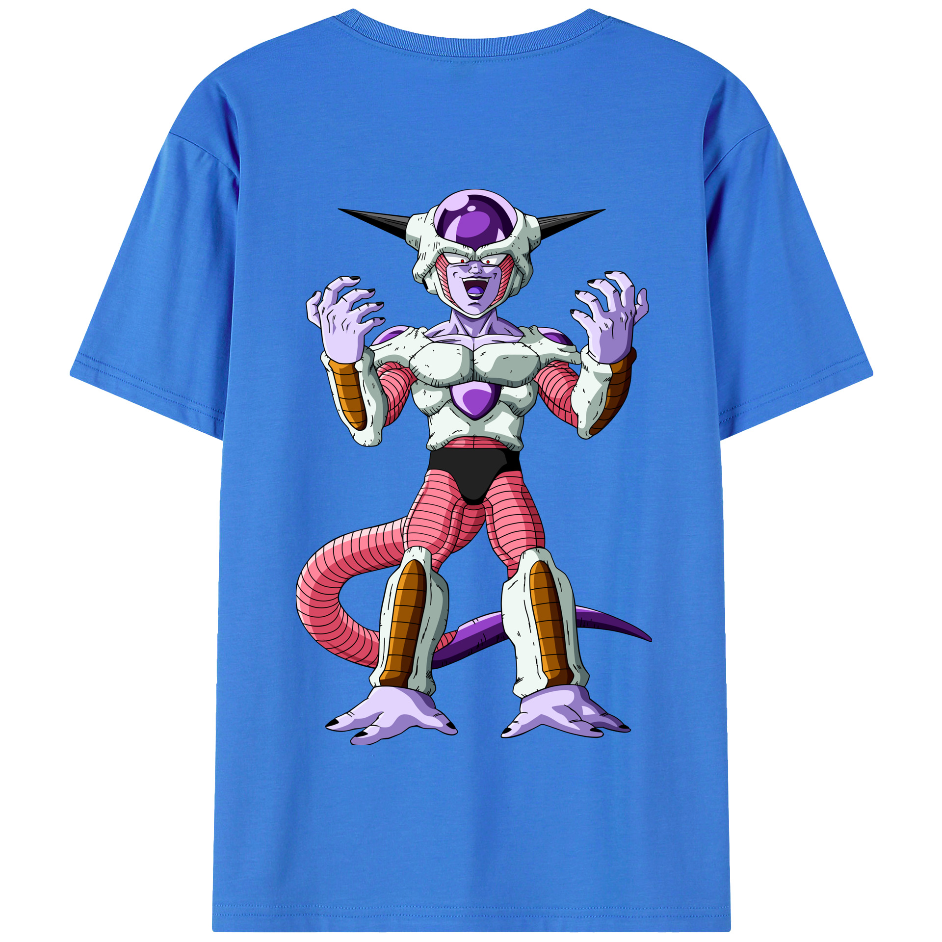 （画像用） ドラゴンボール フリーザ DRAGON BALL Frieza 綿100％半袖Tシャツ（背面プリント）