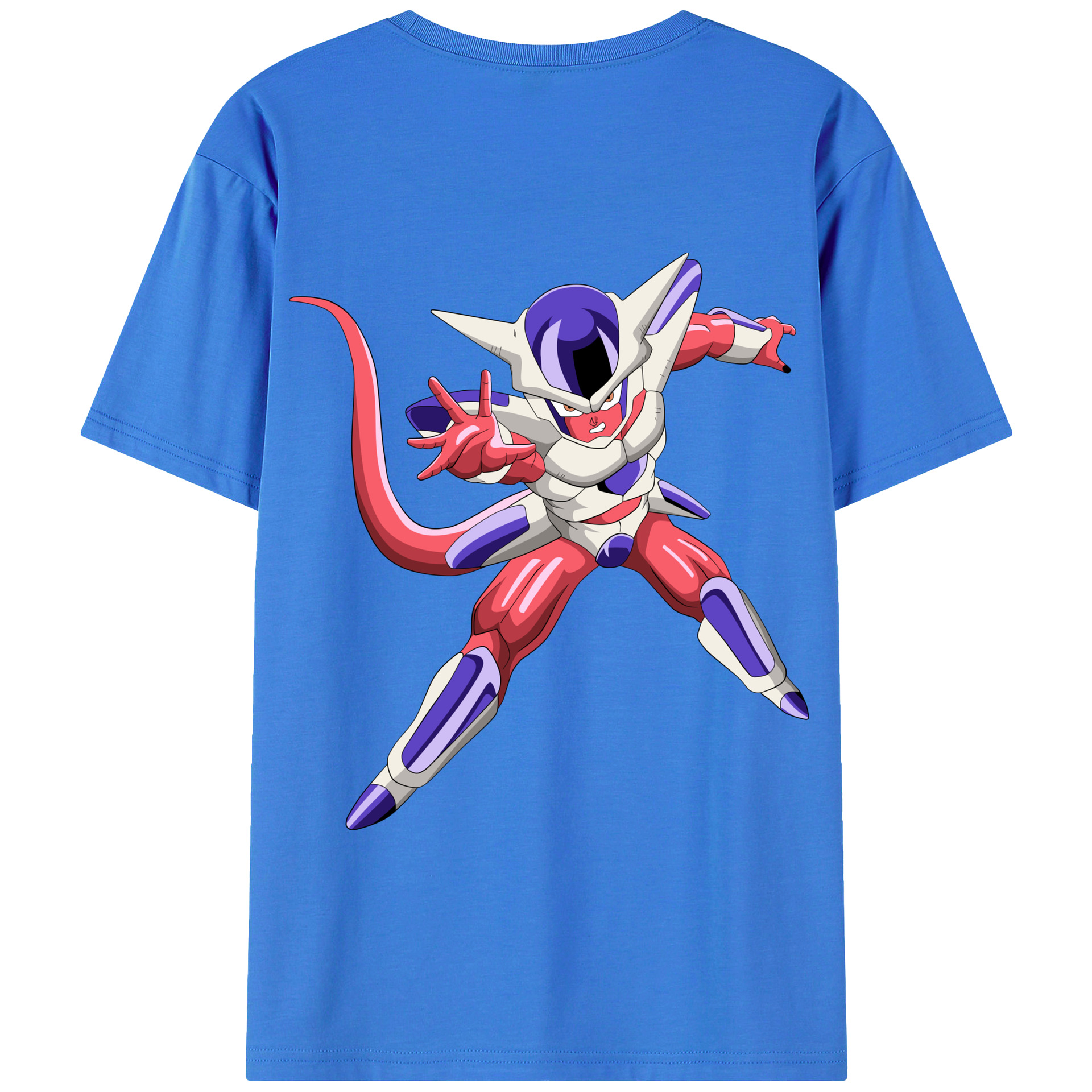 （画像用） ドラゴンボール フリーザ DRAGON BALL Frieza 綿100％半袖Tシャツ（背面プリント）