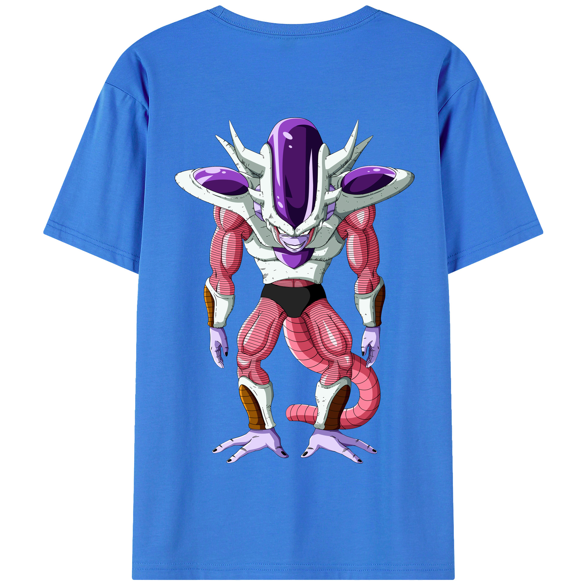 （画像用） ドラゴンボール フリーザ DRAGON BALL Frieza 綿100％半袖Tシャツ（背面プリント）