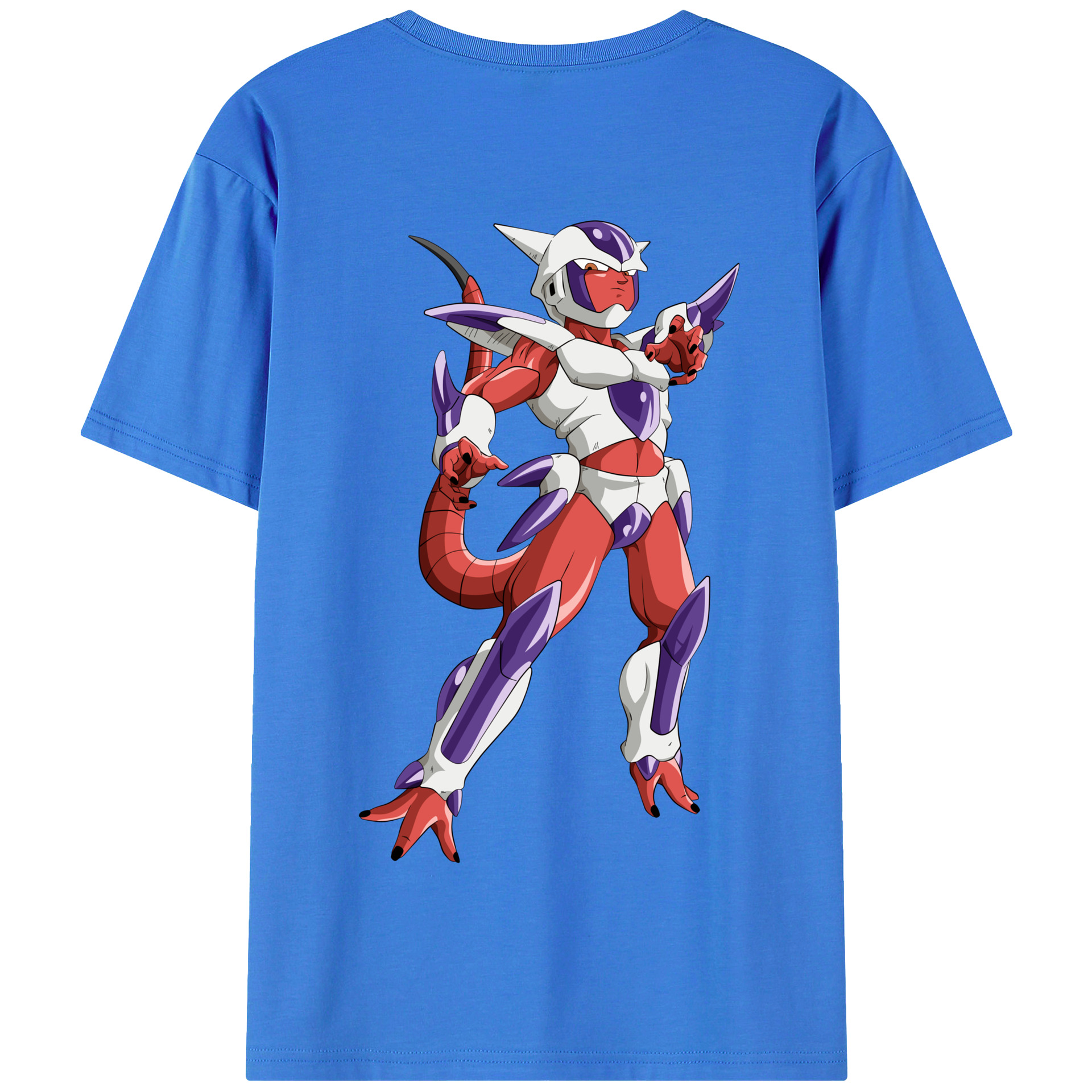 （画像用） ドラゴンボール フリーザ DRAGON BALL Frieza 綿100％半袖Tシャツ（背面プリント）