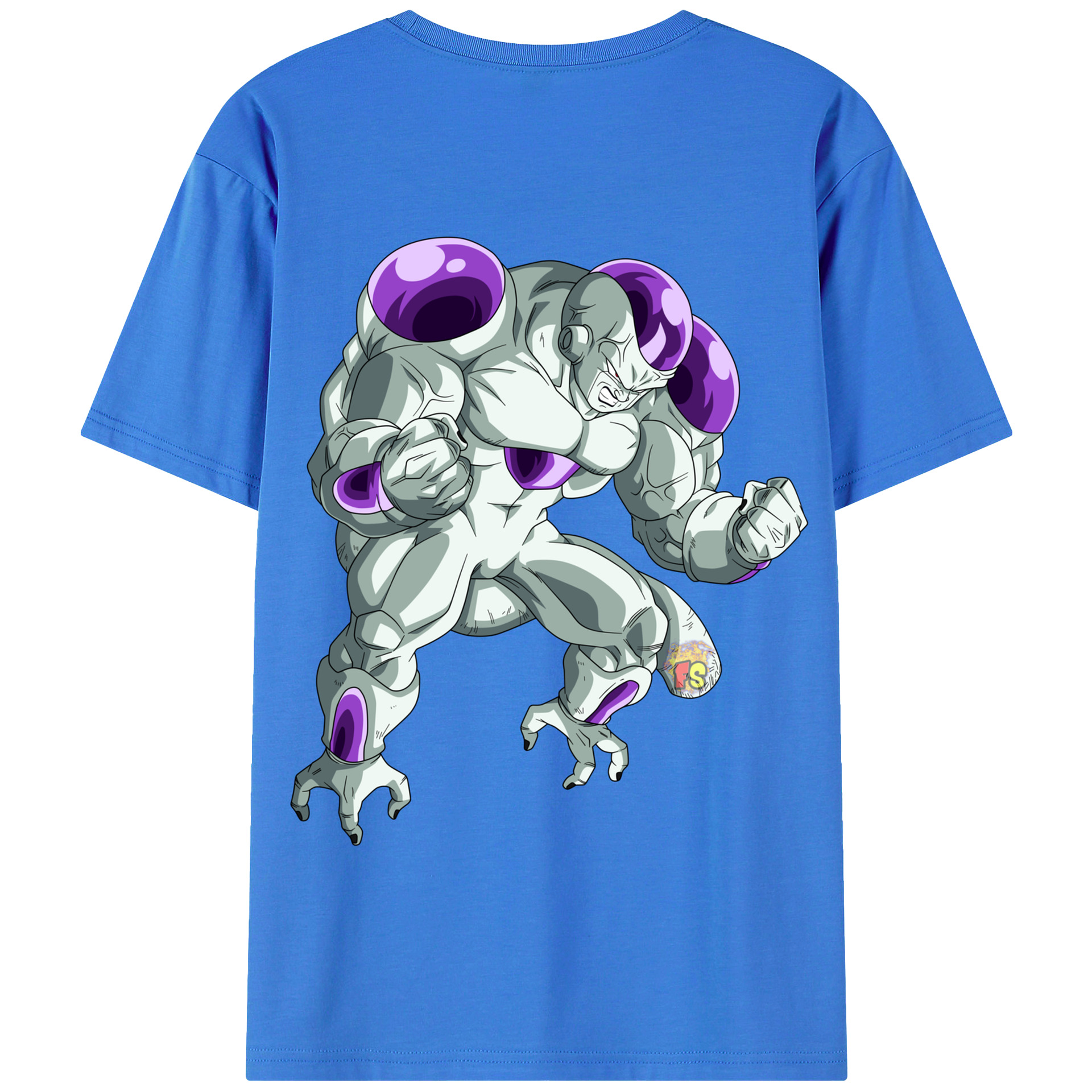 （画像用） ドラゴンボール フリーザ DRAGON BALL Frieza 綿100％半袖Tシャツ（背面プリント）