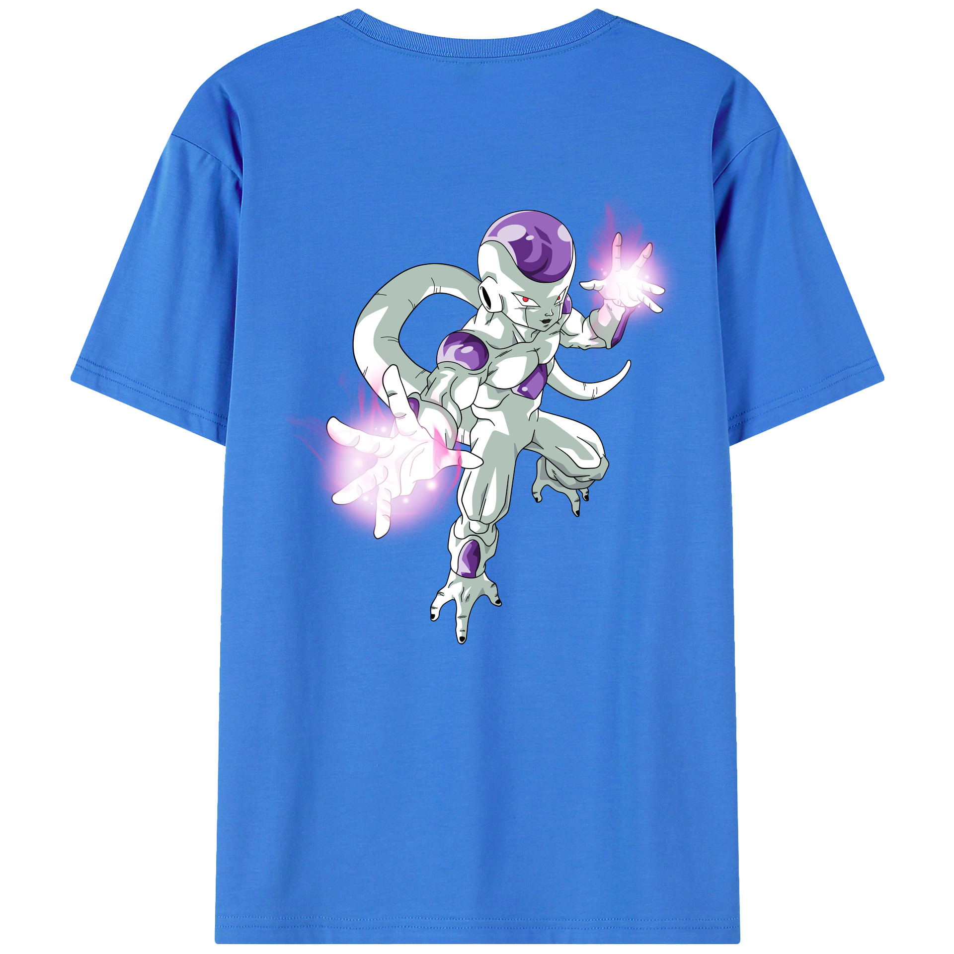 （画像用） ドラゴンボール フリーザ DRAGON BALL Frieza 綿100％半袖Tシャツ（背面プリント）