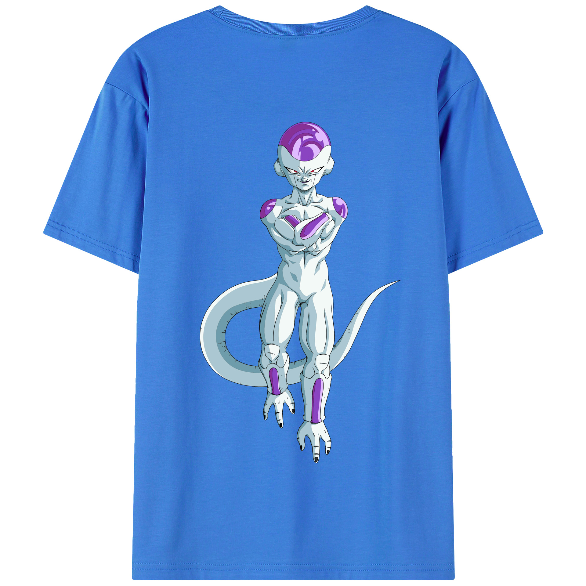 （画像用） ドラゴンボール フリーザ DRAGON BALL Frieza 綿100％半袖Tシャツ（背面プリント）