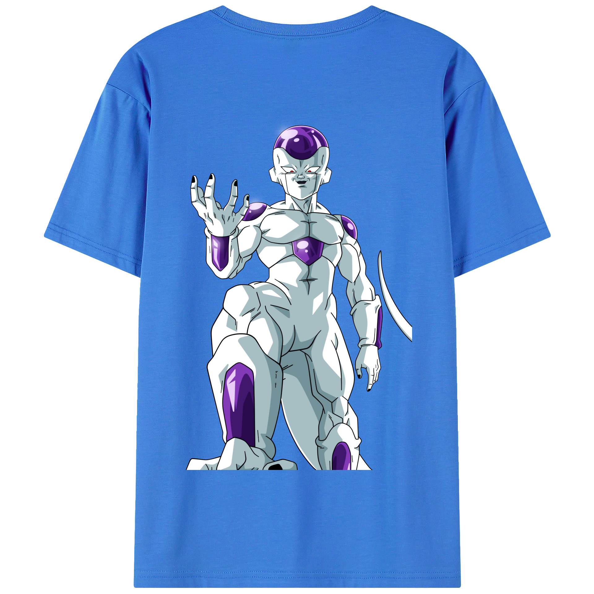 （画像用） ドラゴンボール フリーザ DRAGON BALL Frieza 綿100％半袖Tシャツ（背面プリント）