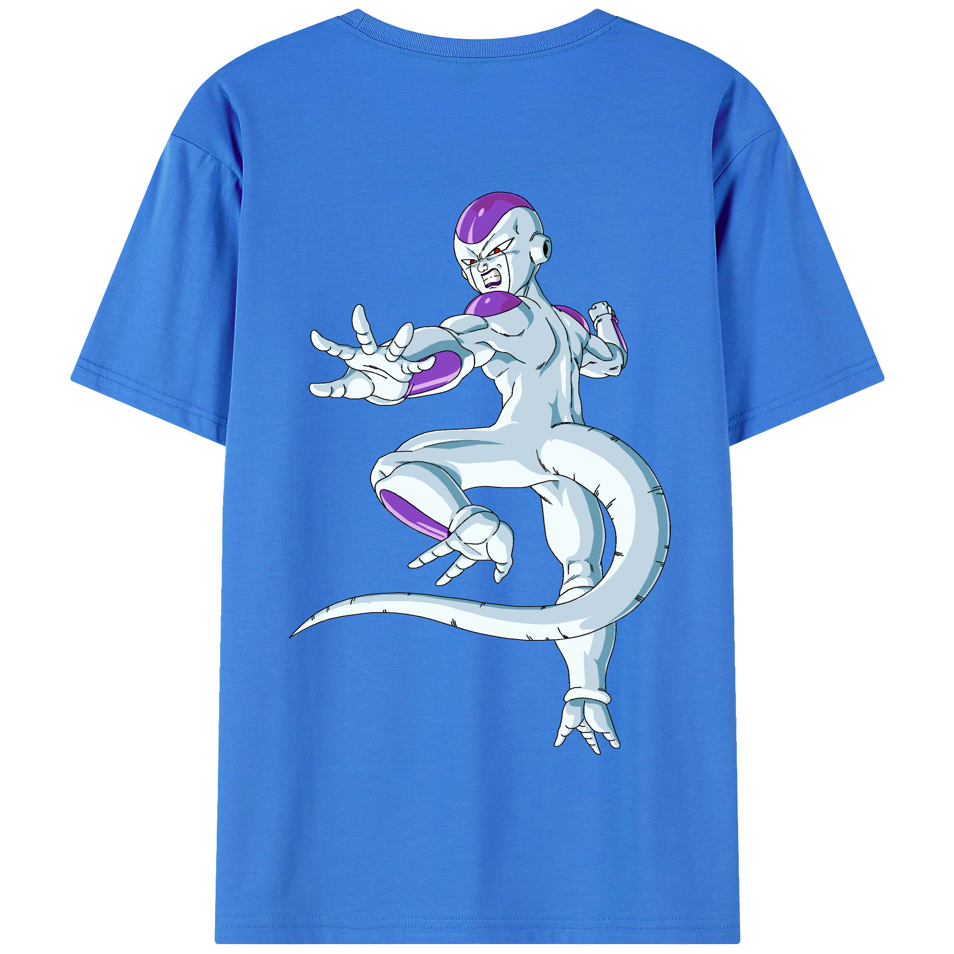 （画像用） ドラゴンボール フリーザ DRAGON BALL Frieza 綿100％半袖Tシャツ（背面プリント）
