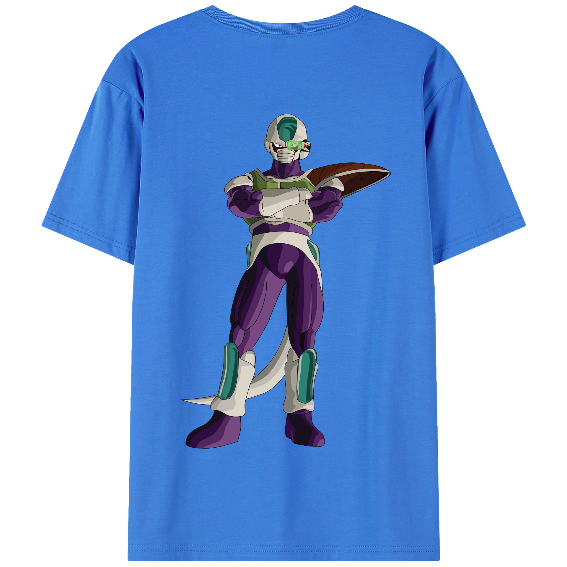 （画像用） ドラゴンボール フリーザ DRAGON BALL Frieza 綿100％半袖Tシャツ（背面プリント）