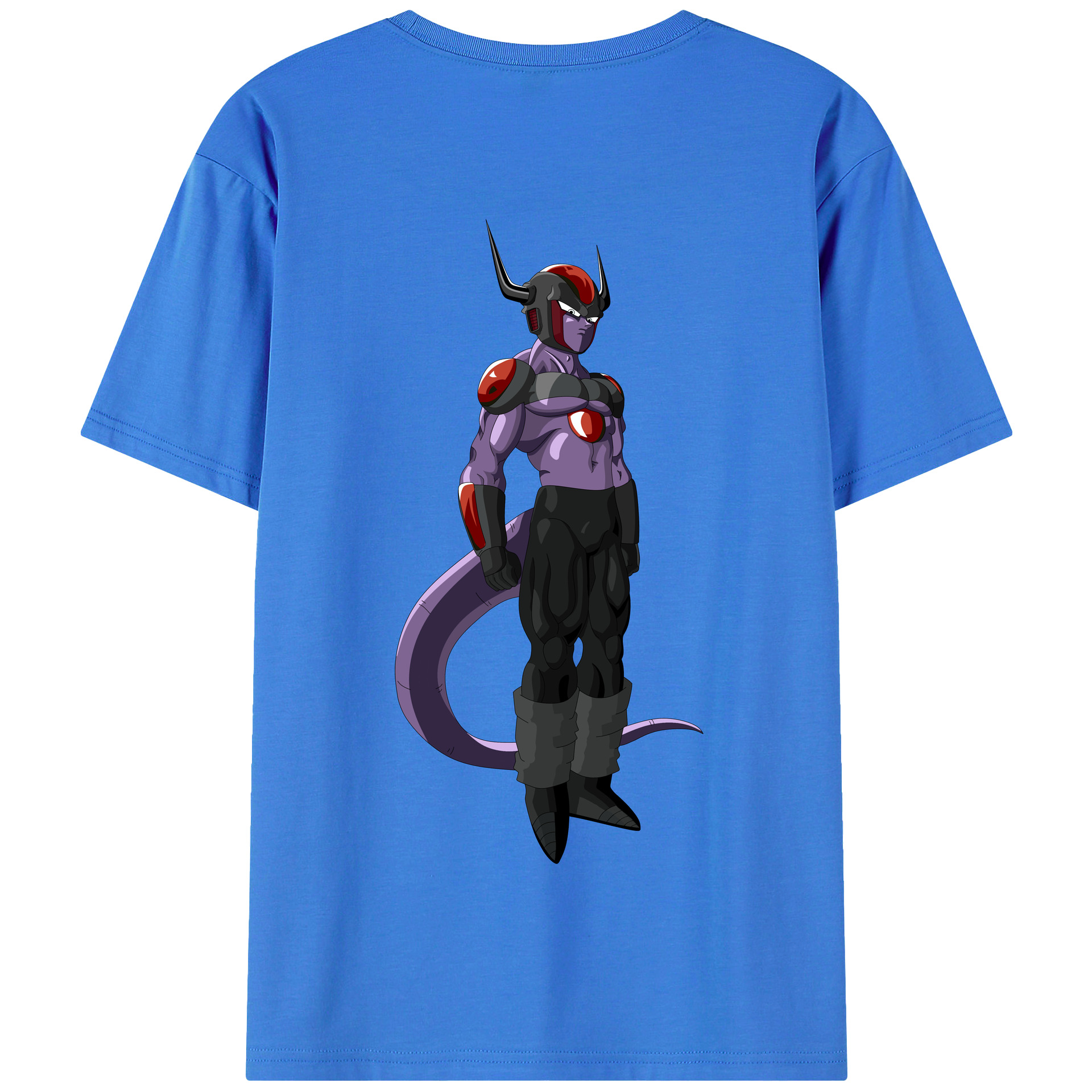 （画像用） ドラゴンボール フリーザ DRAGON BALL Frieza 綿100％半袖Tシャツ（背面プリント）