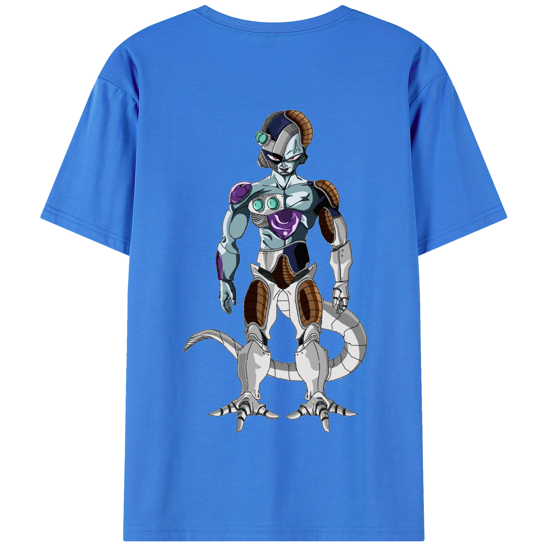 （画像用） ドラゴンボール クウラ DRAGON BALL Cooler Coora 綿100％半袖Tシャツ（背面プリント）