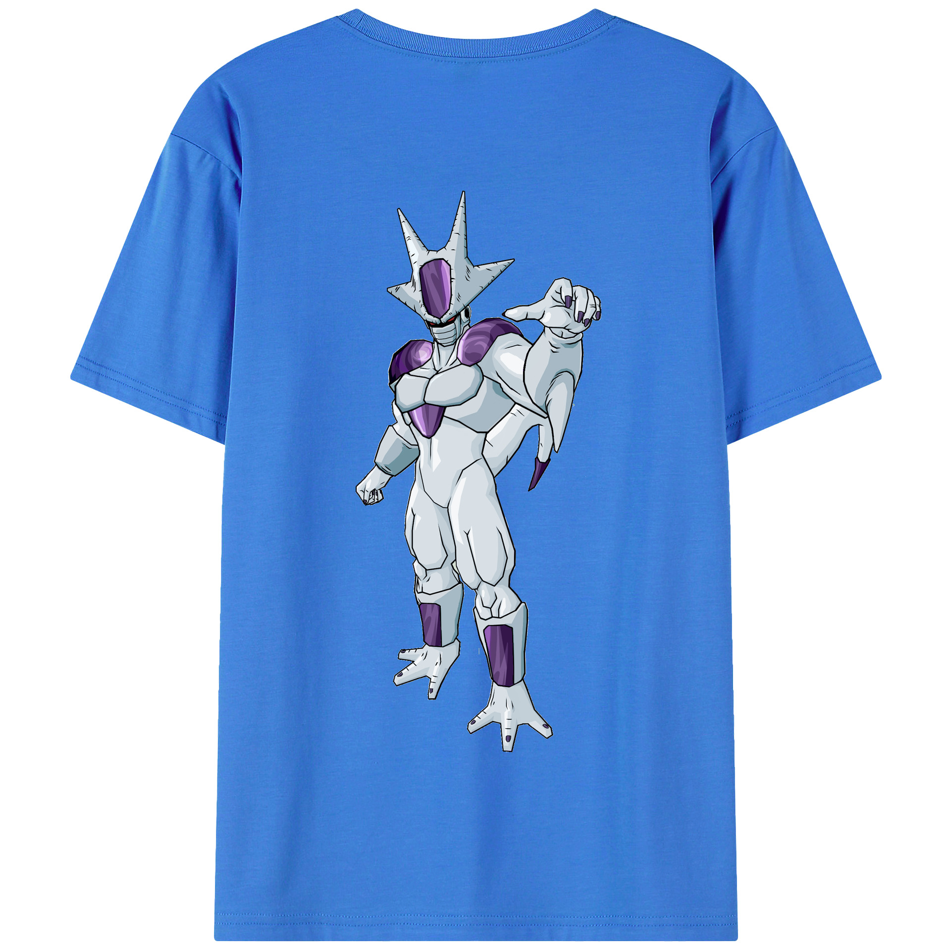 （画像用） ドラゴンボール クウラ DRAGON BALL Cooler Coora 綿100％半袖Tシャツ（背面プリント）