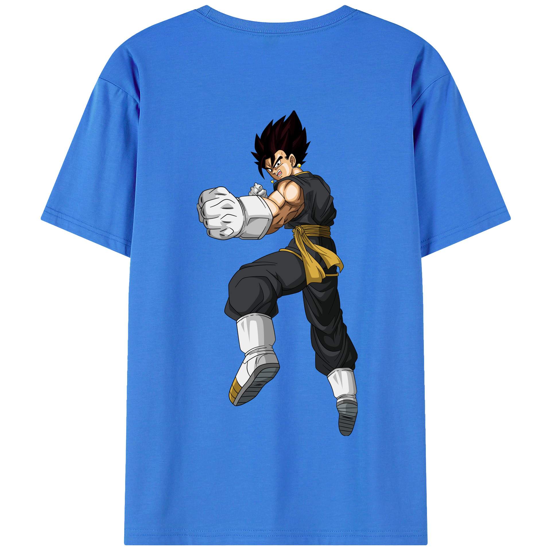 （画像用） ドラゴンボール ベジット DRAGON BALL Vegetto 綿100％半袖Tシャツ（背面プリント）
