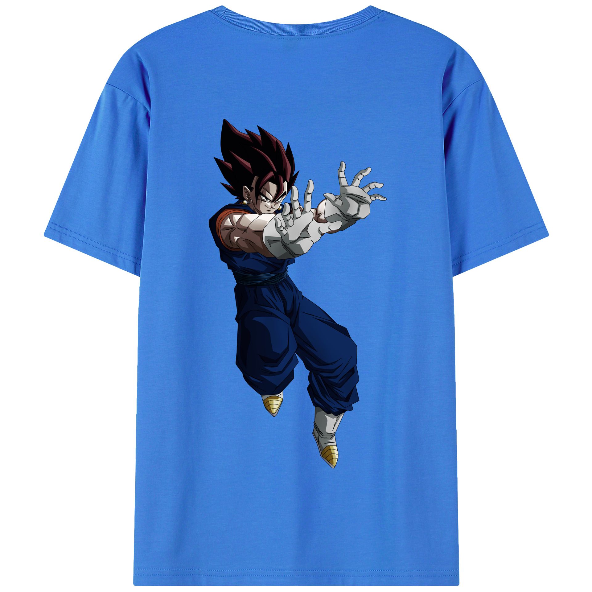 （画像用） ドラゴンボール ベジット DRAGON BALL Vegetto 綿100％半袖Tシャツ（背面プリント）