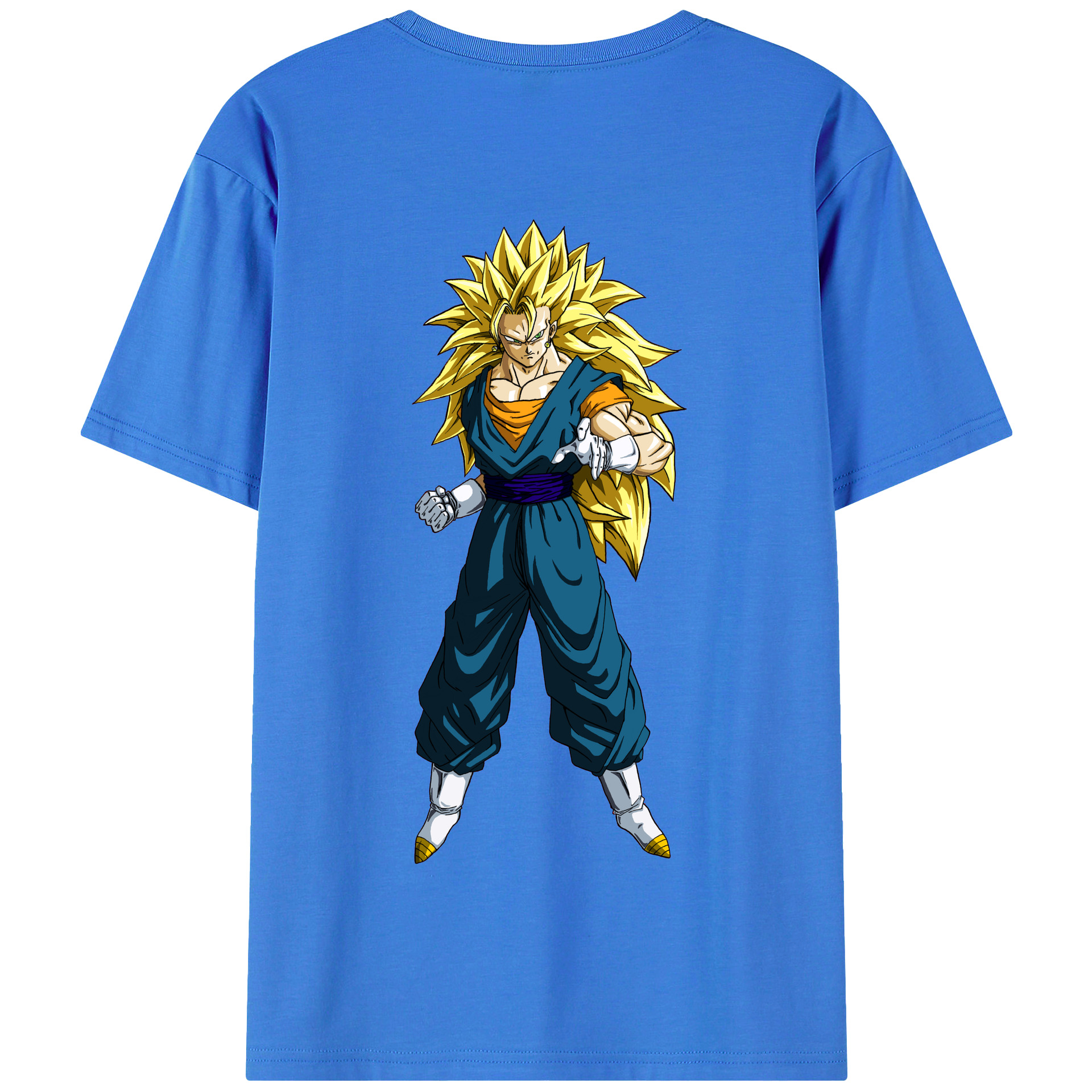 （画像用） ドラゴンボール ベジット DRAGON BALL Vegetto 綿100％半袖Tシャツ（背面プリント）