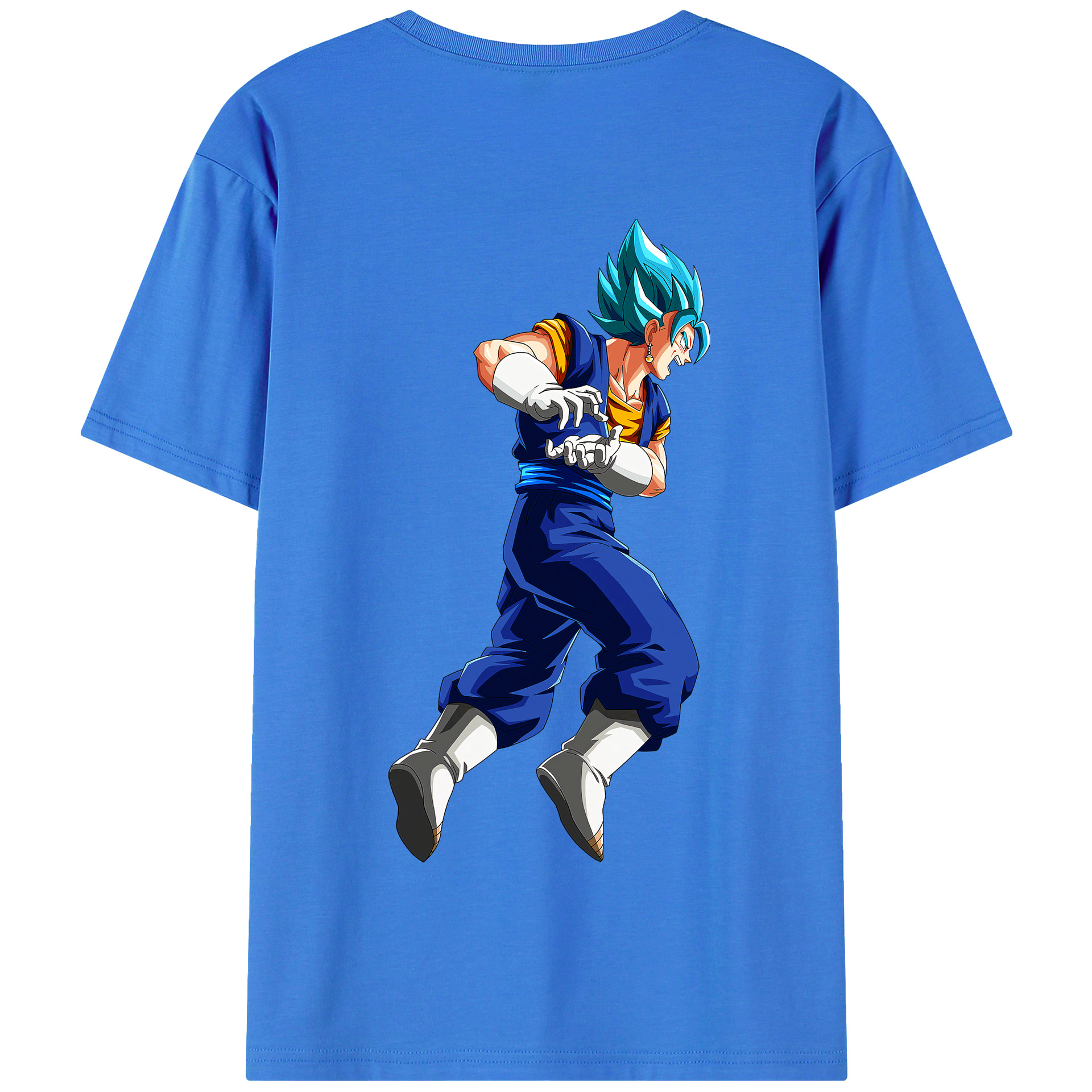 （画像用） ドラゴンボール ベジット DRAGON BALL Vegetto 綿100％半袖Tシャツ（背面プリント）