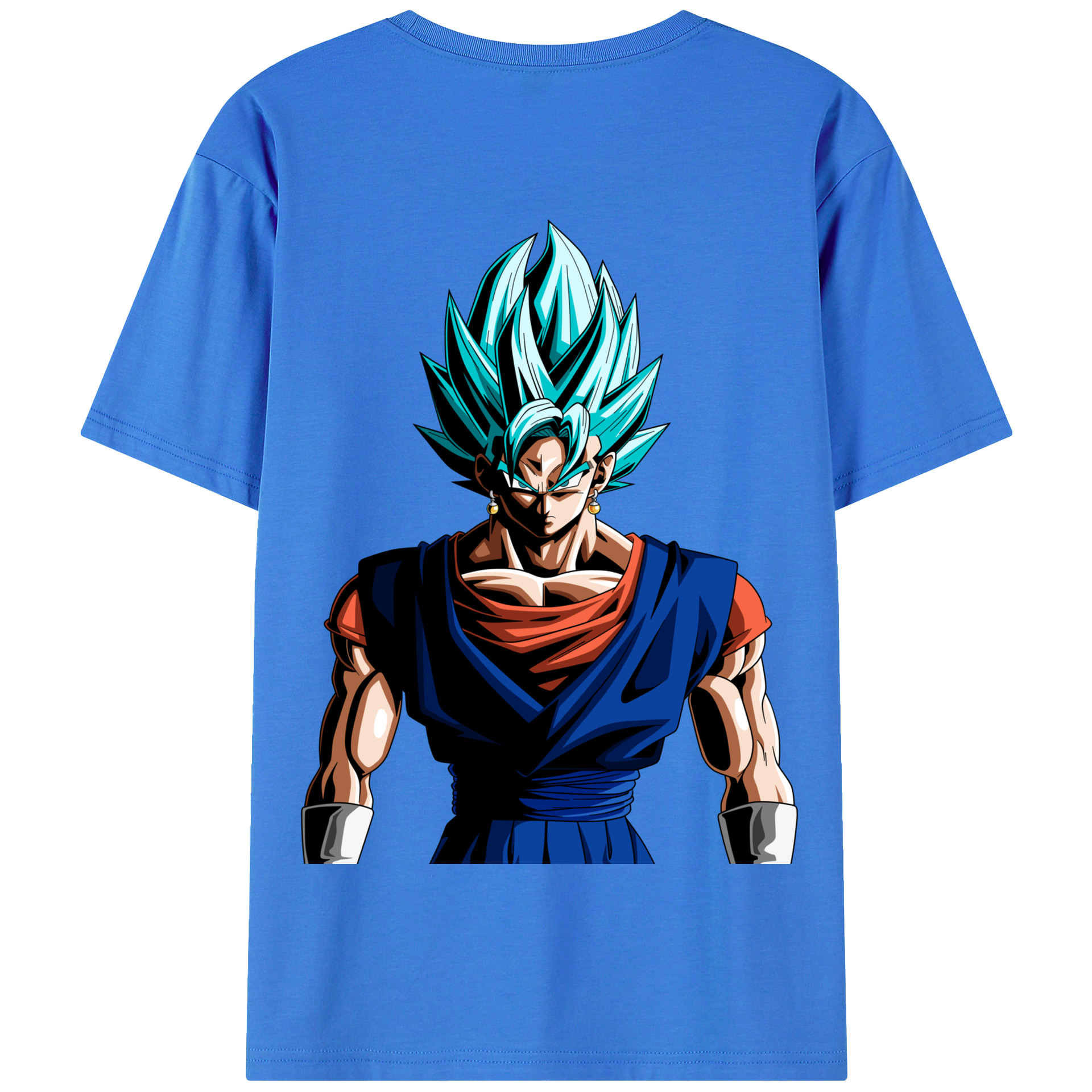 （画像用） ドラゴンボール ベジット DRAGON BALL Vegetto 綿100％半袖Tシャツ（背面プリント）
