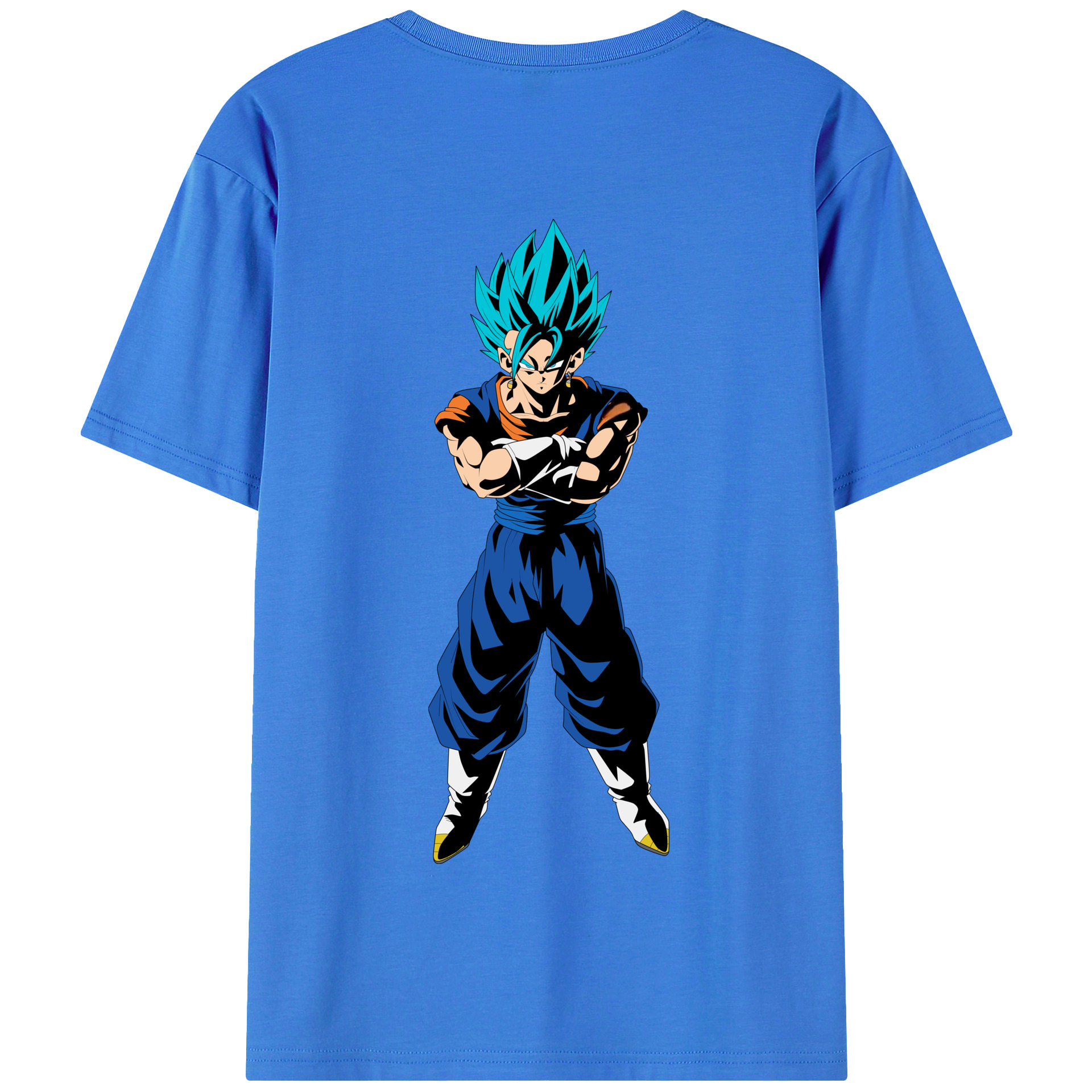 （画像用） ドラゴンボール ベジット DRAGON BALL Vegetto 綿100％半袖Tシャツ（背面プリント）