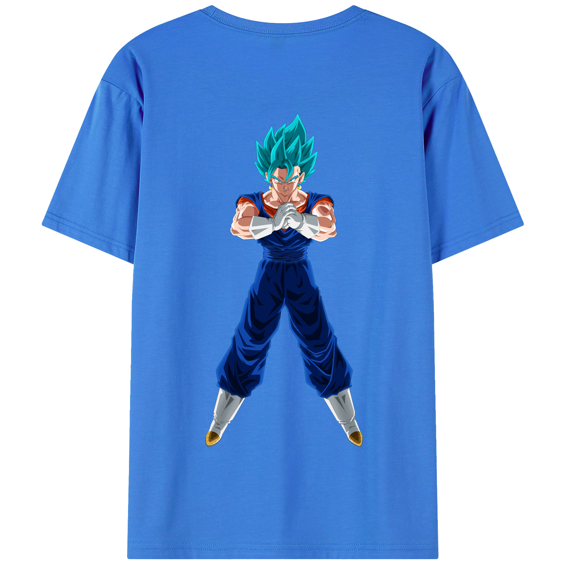 （画像用） ドラゴンボール ベジット DRAGON BALL Vegetto 綿100％半袖Tシャツ（背面プリント）