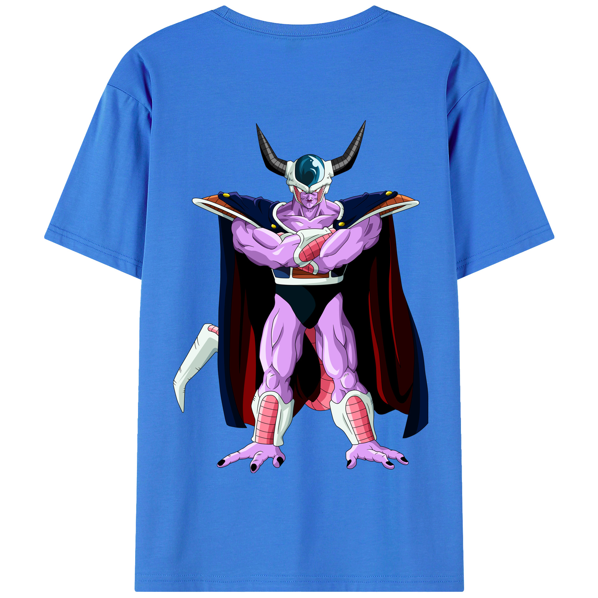 （画像用） ドラゴンボール コルド大王 DRAGON BALL King Cold 綿100％半袖Tシャツ（背面プリント）