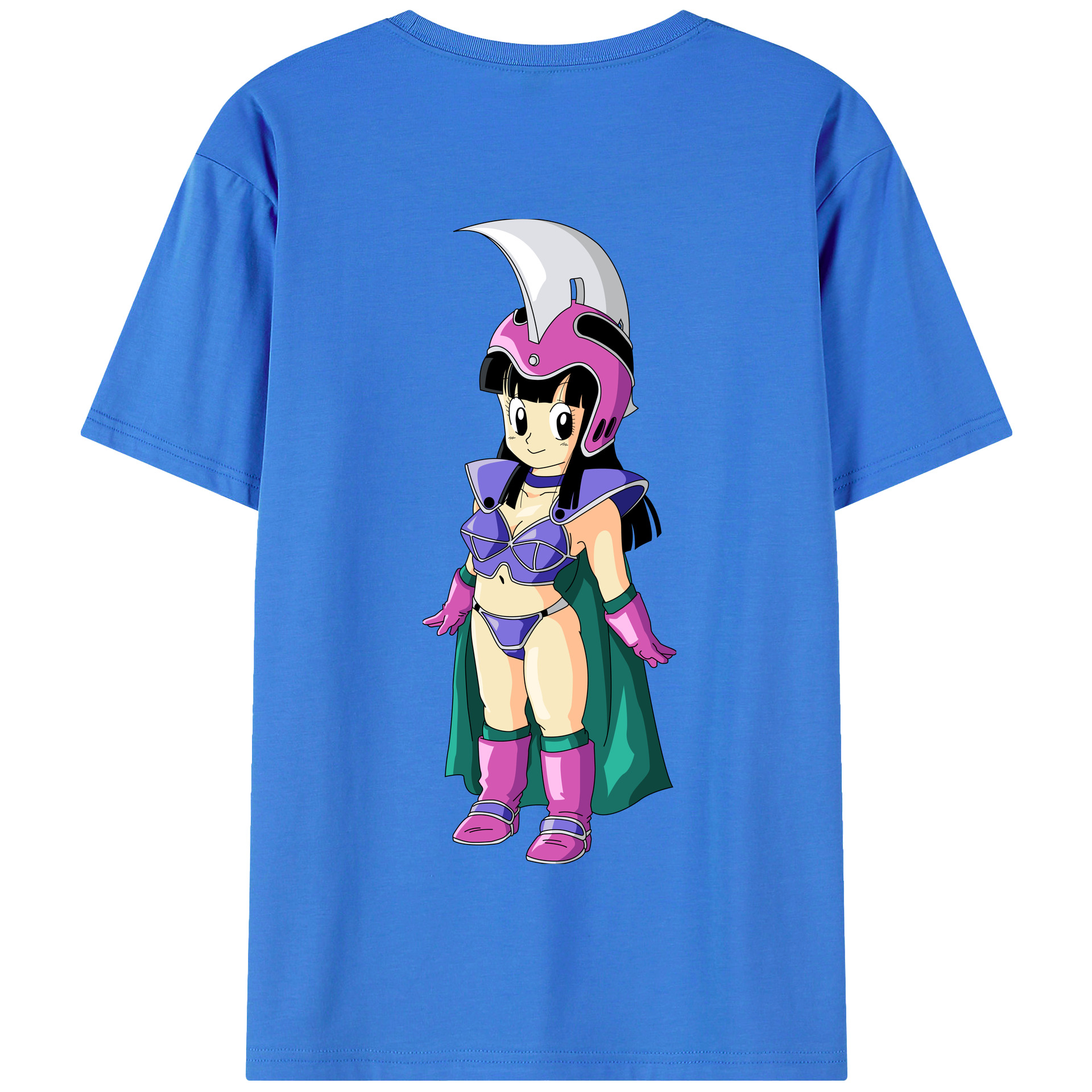 （画像用） ドラゴンボール チチ DRAGON BALL Chichi 綿100％半袖Tシャツ（背面プリント）