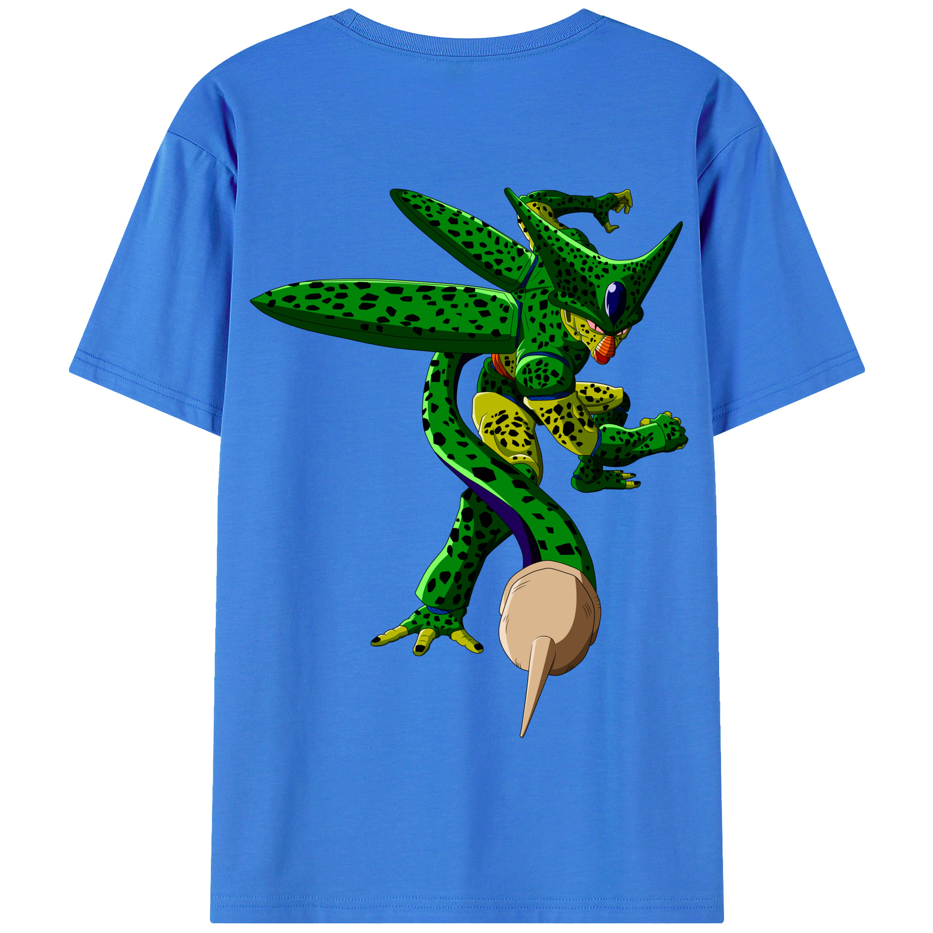 （画像用） ドラゴンボール セル DRAGON BALL Cell 綿100％半袖Tシャツ（背面プリント）