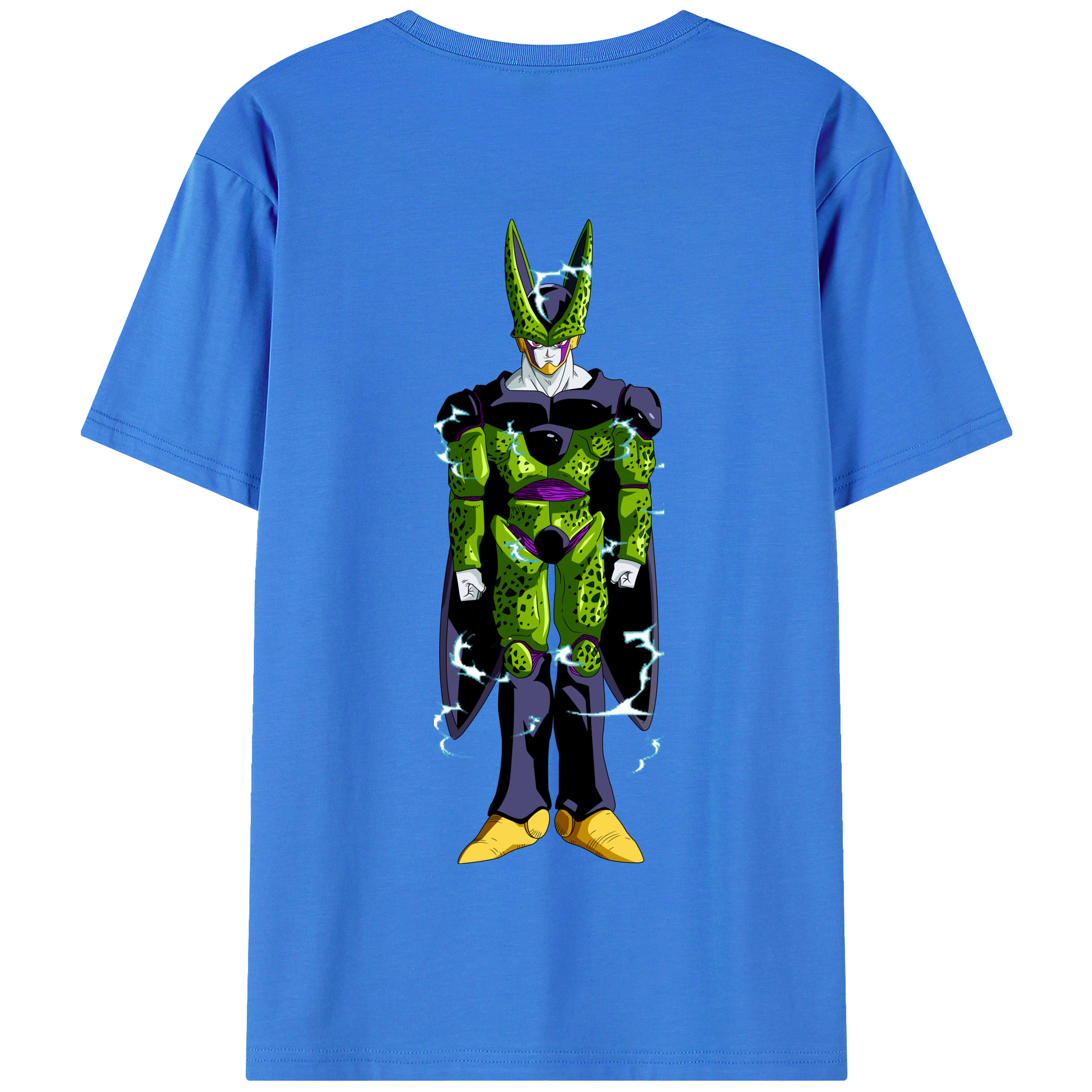 （画像用） ドラゴンボール セル DRAGON BALL Cell 綿100％半袖Tシャツ（背面プリント）