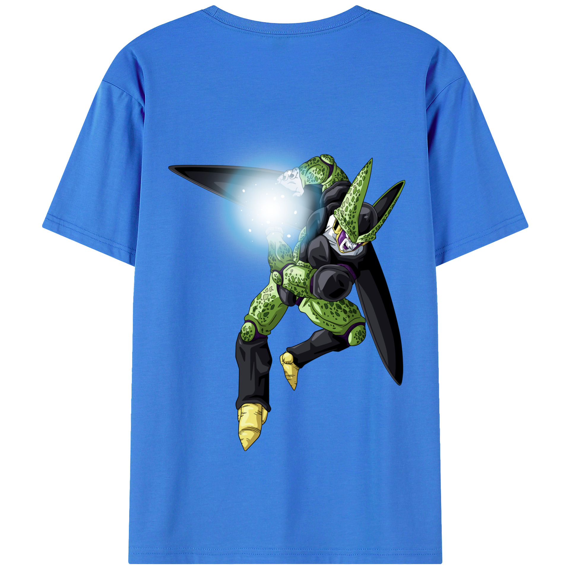 （画像用） ドラゴンボール セル DRAGON BALL Cell 綿100％半袖Tシャツ（背面プリント）