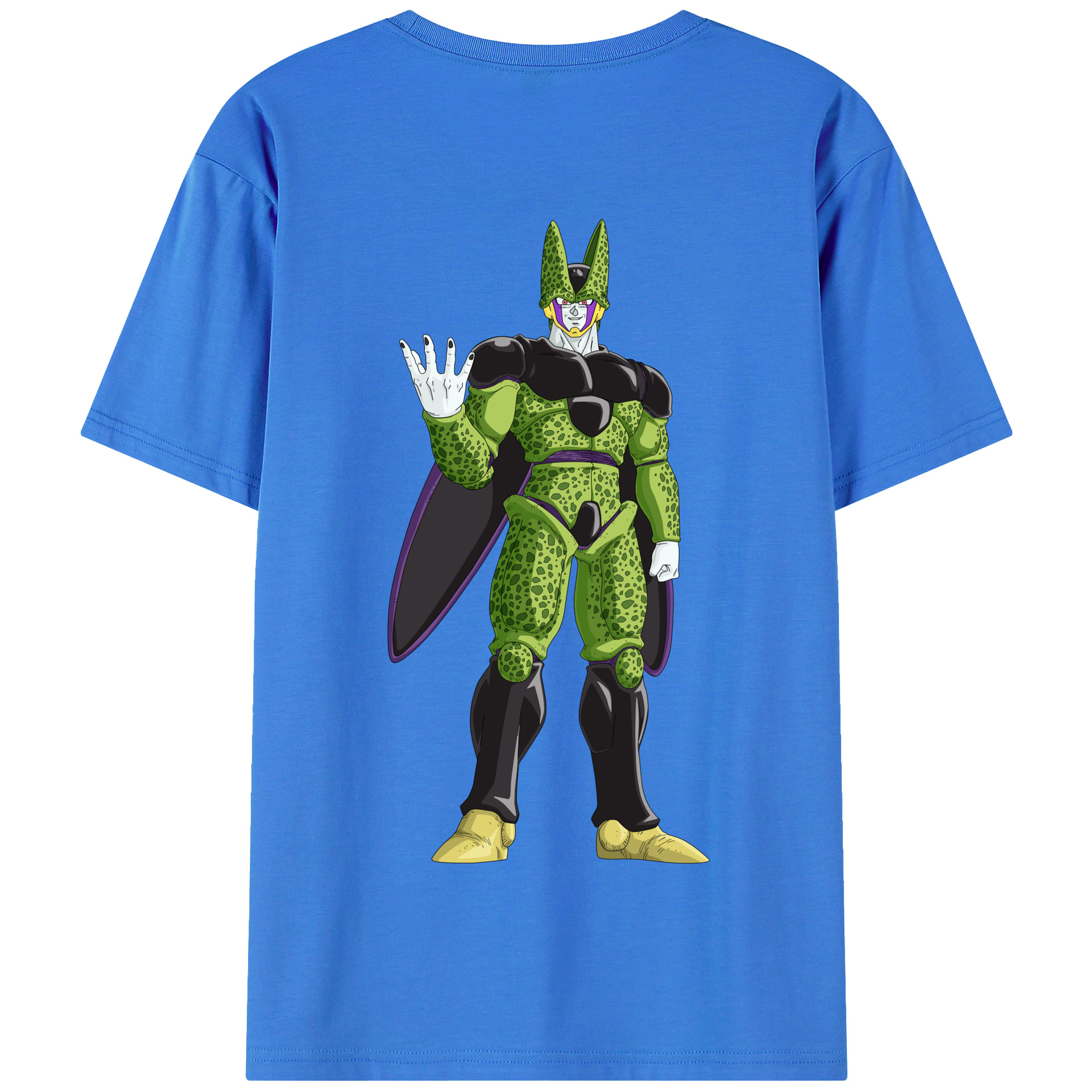 （画像用） ドラゴンボール セル DRAGON BALL Cell 綿100％半袖Tシャツ（背面プリント）