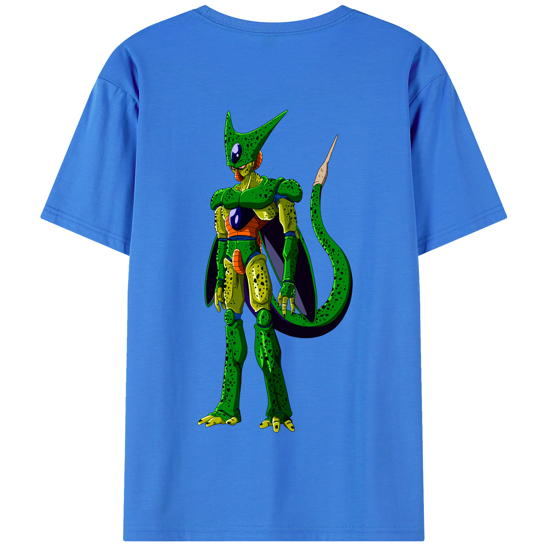 （画像用） ドラゴンボール セル DRAGON BALL Cell 綿100％半袖Tシャツ（背面プリント）