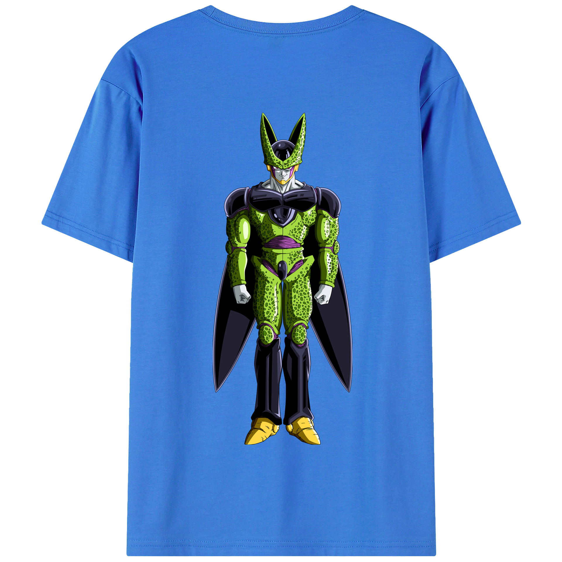 （画像用） ドラゴンボール セル DRAGON BALL Cell 綿100％半袖Tシャツ（背面プリント）