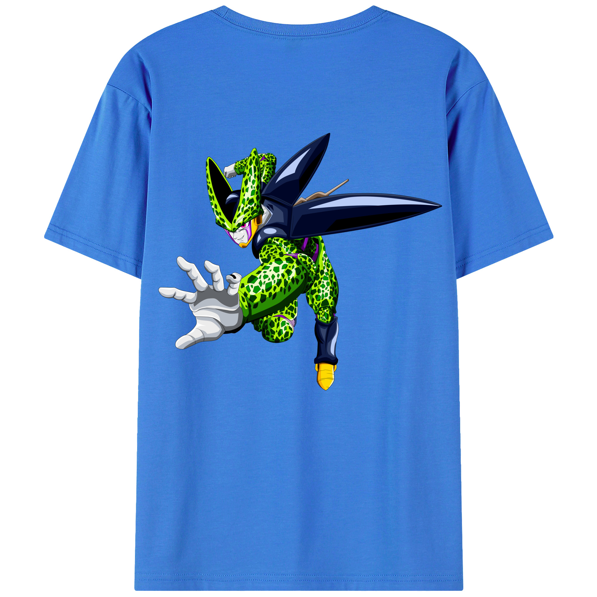 （画像用） ドラゴンボール セル DRAGON BALL Cell 綿100％半袖Tシャツ（背面プリント）