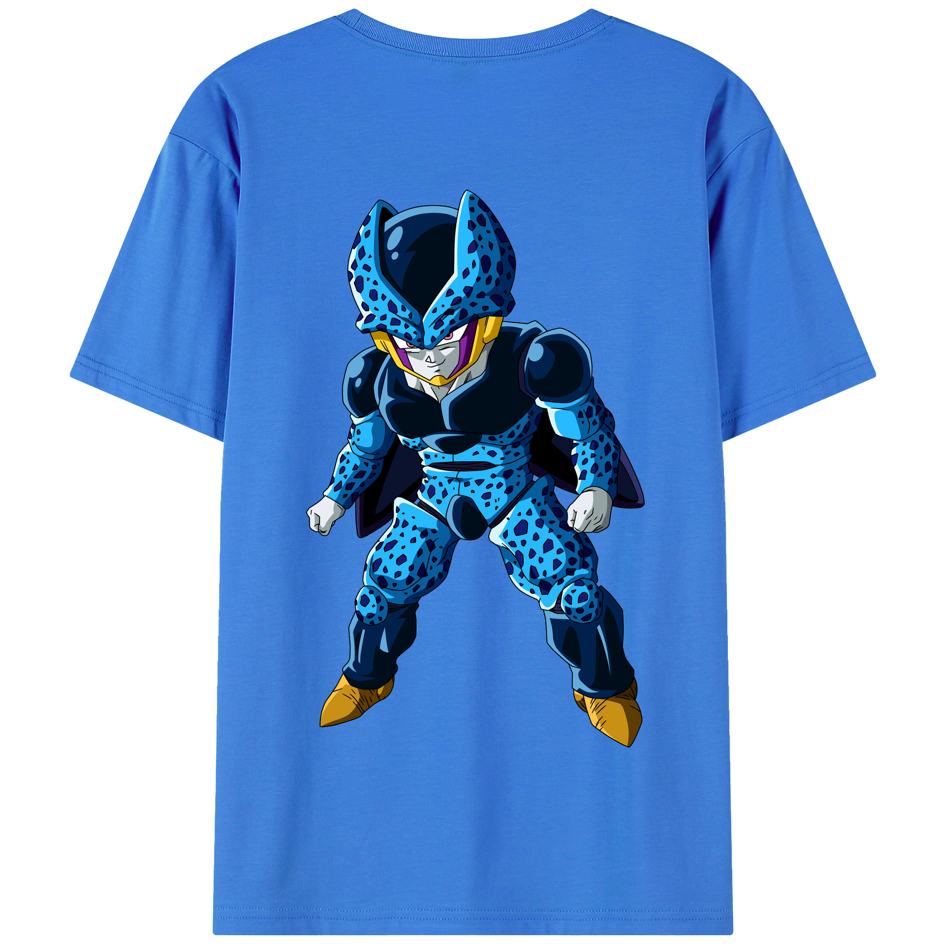 （画像用） ドラゴンボール セル DRAGON BALL Cell 綿100％半袖Tシャツ（背面プリント）
