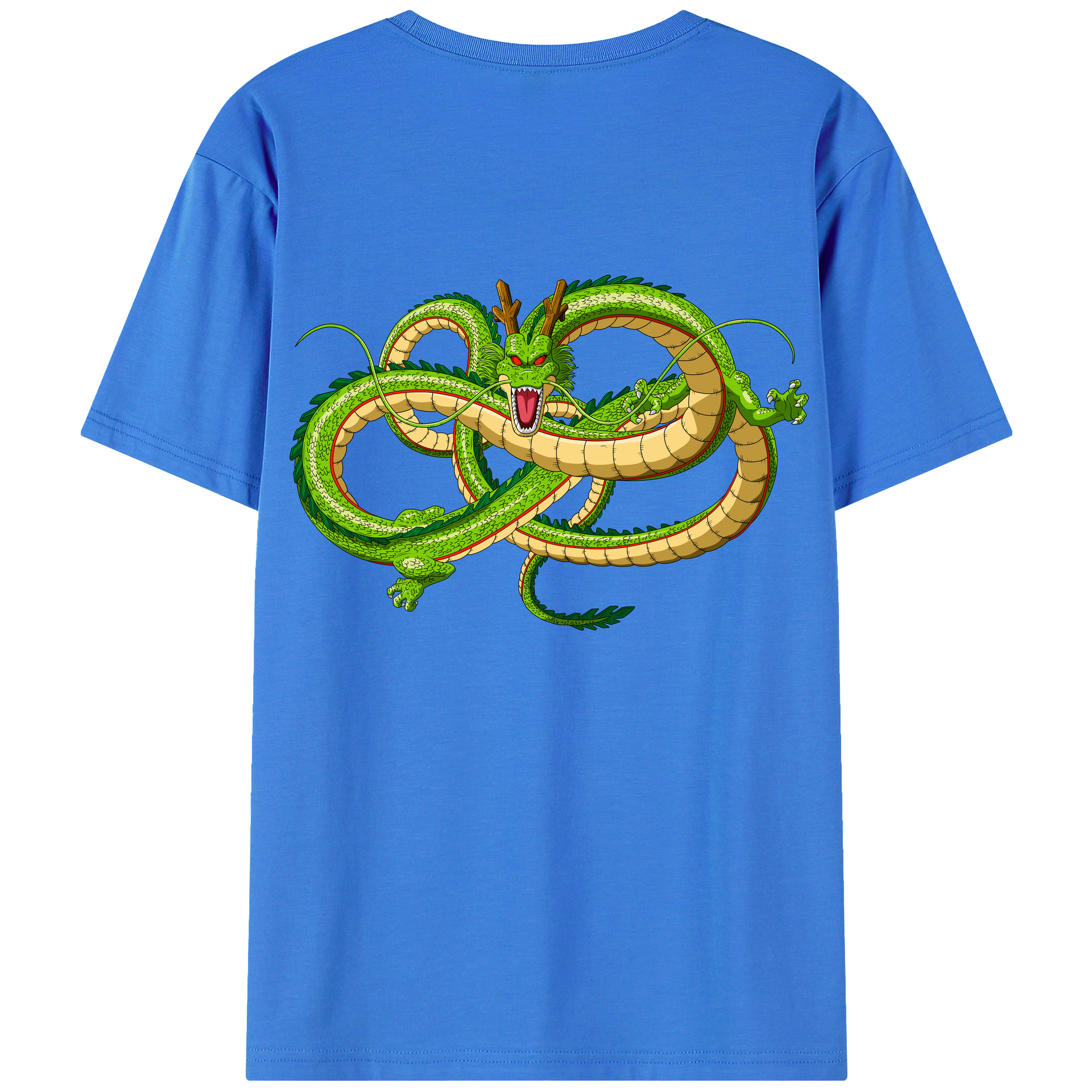 （画像用） ドラゴンボール 神龍 シェンロン DRAGON BALL Shenron 綿100％半袖Tシャツ（背面プリント）