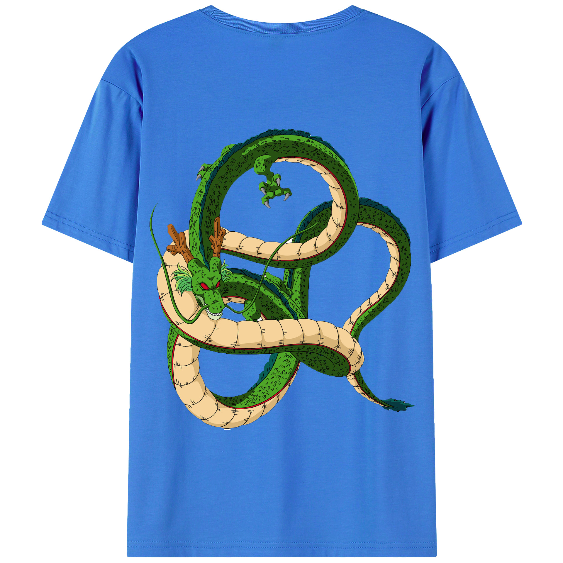 （画像用） ドラゴンボール 神龍 シェンロン DRAGON BALL Shenron 綿100％半袖Tシャツ（背面プリント）