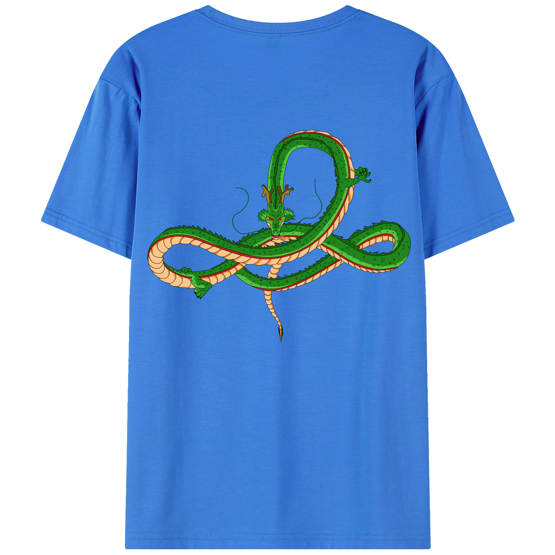 （画像用） ドラゴンボール 神龍 シェンロン DRAGON BALL Shenron 綿100％半袖Tシャツ（背面プリント）