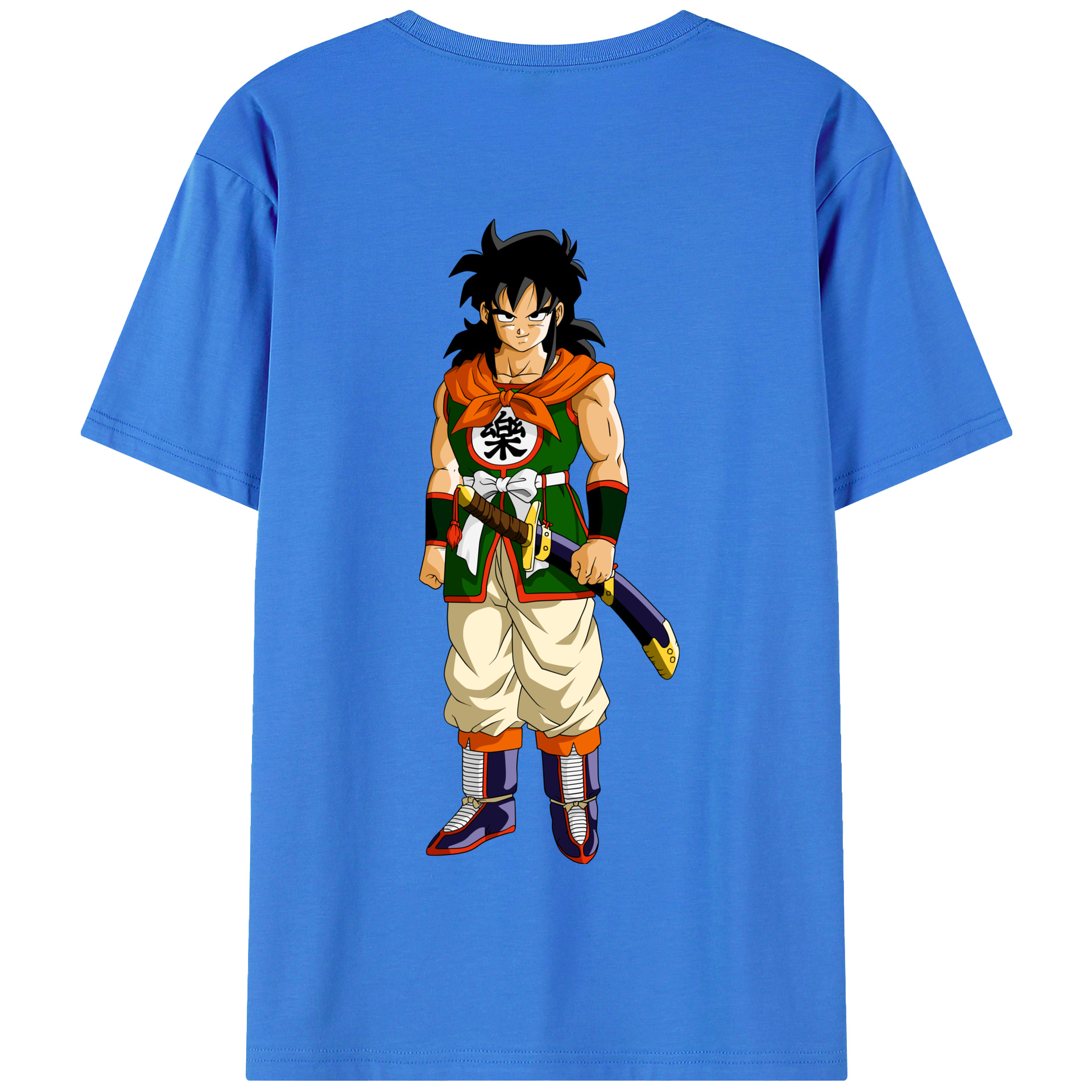 （画像用） ドラゴンボール ヤムチャ DRAGON BALL Yamcha 綿100％半袖Tシャツ（背面プリント）