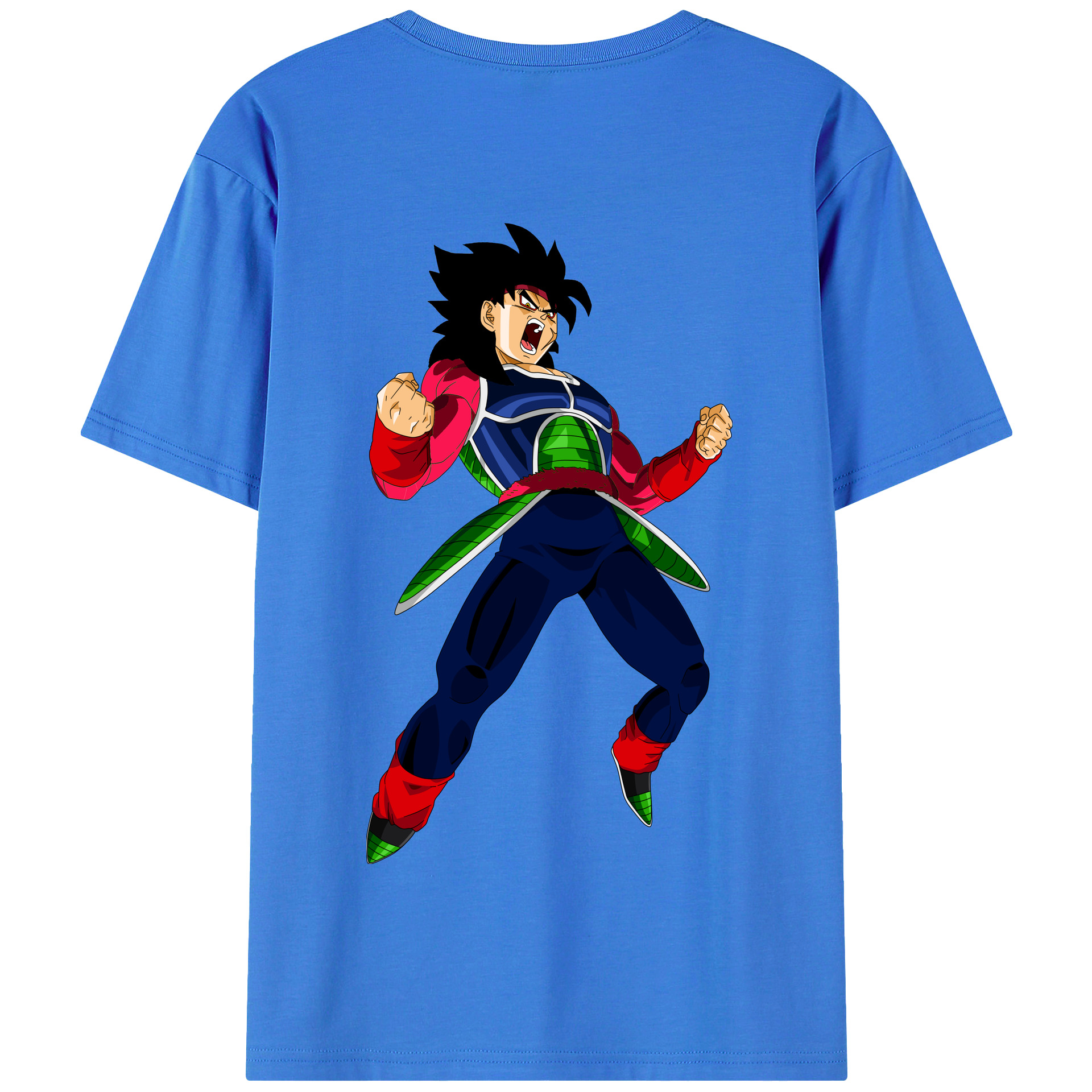 （画像用） ドラゴンボール バーダック DRAGON BALL Burdock 綿100％半袖Tシャツ（背面プリント）