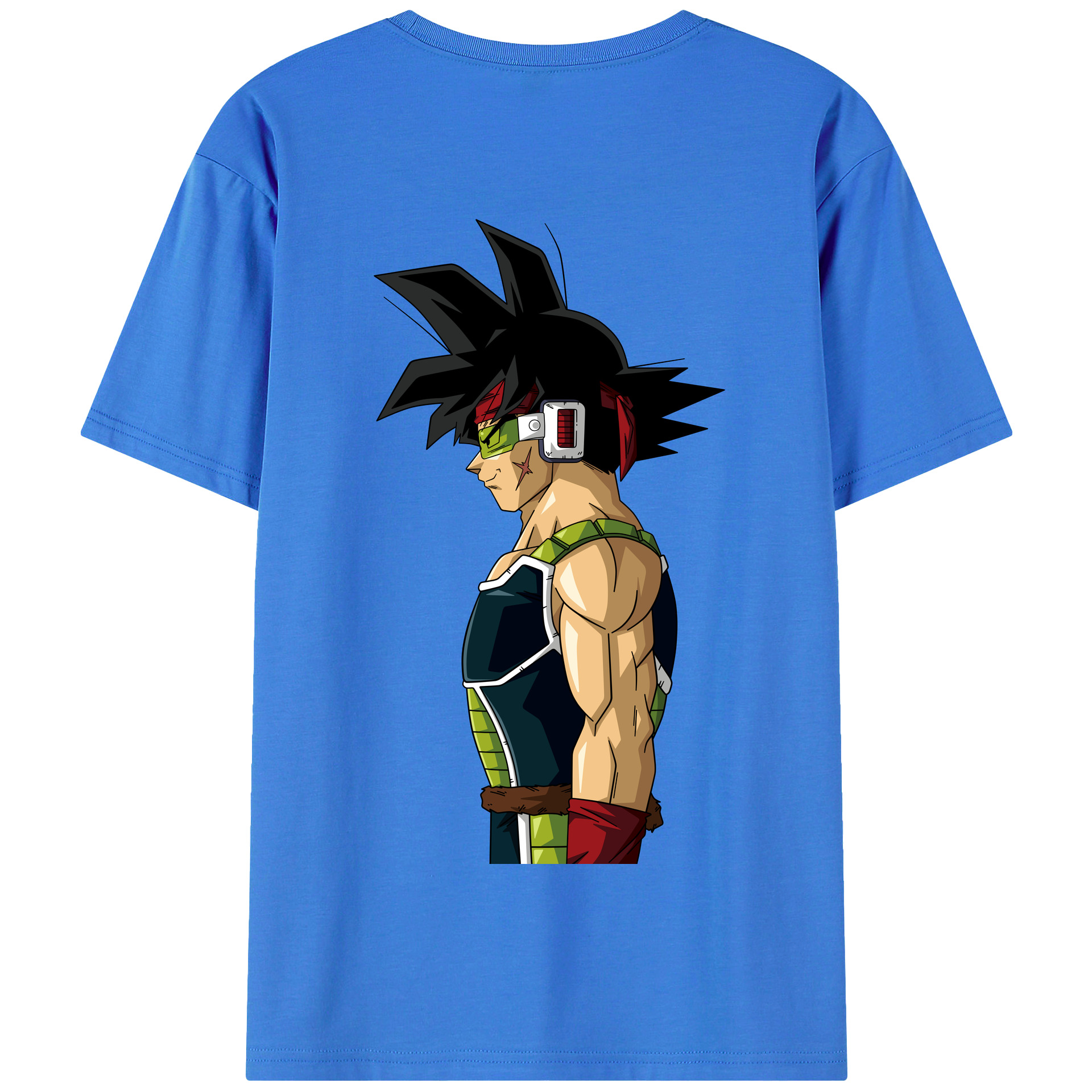 （画像用） ドラゴンボール バーダック DRAGON BALL Burdock 綿100％半袖Tシャツ（背面プリント）