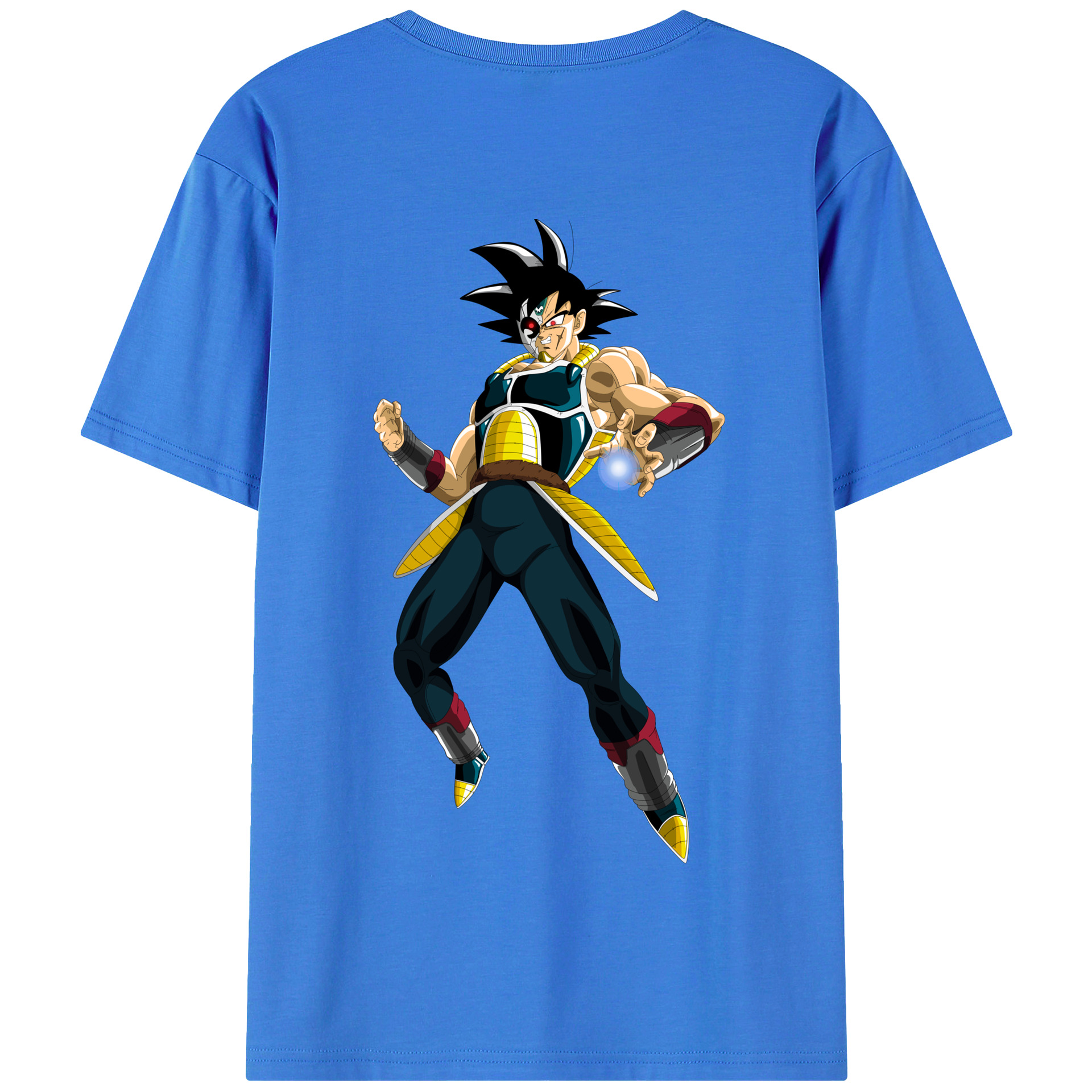 （画像用） ドラゴンボール バーダック DRAGON BALL Burdock 綿100％半袖Tシャツ（背面プリント）