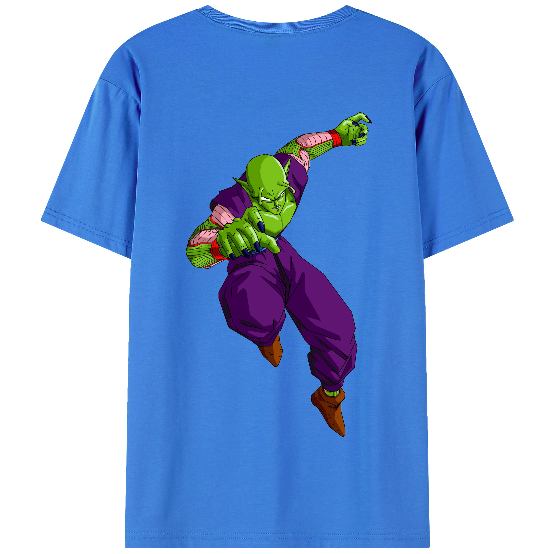 （画像用） ドラゴンボール ピッコロ DRAGON BALL Piccolo 綿100％半袖Tシャツ（背面プリント）