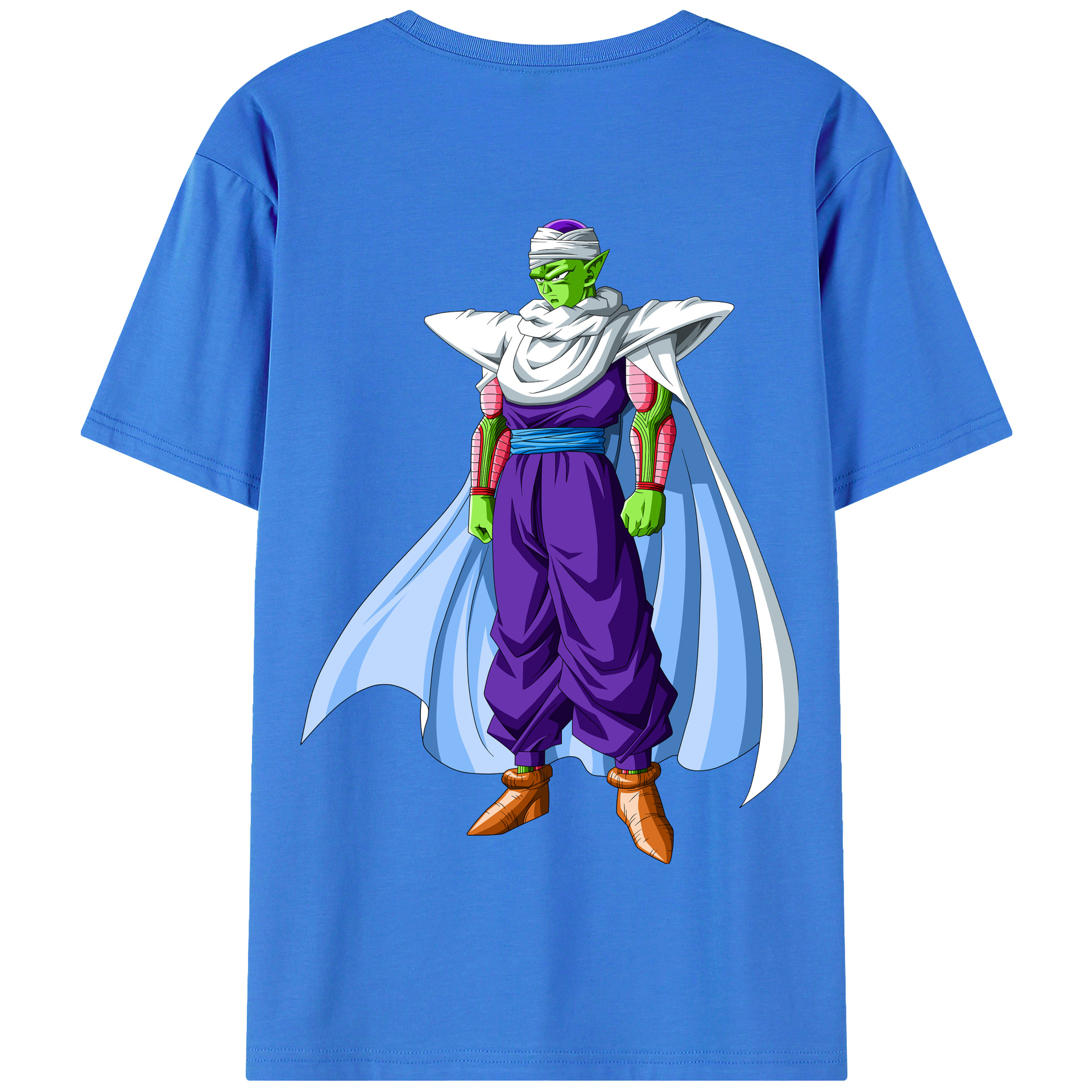 （画像用） ドラゴンボール ピッコロ DRAGON BALL Piccolo 綿100％半袖Tシャツ（背面プリント）