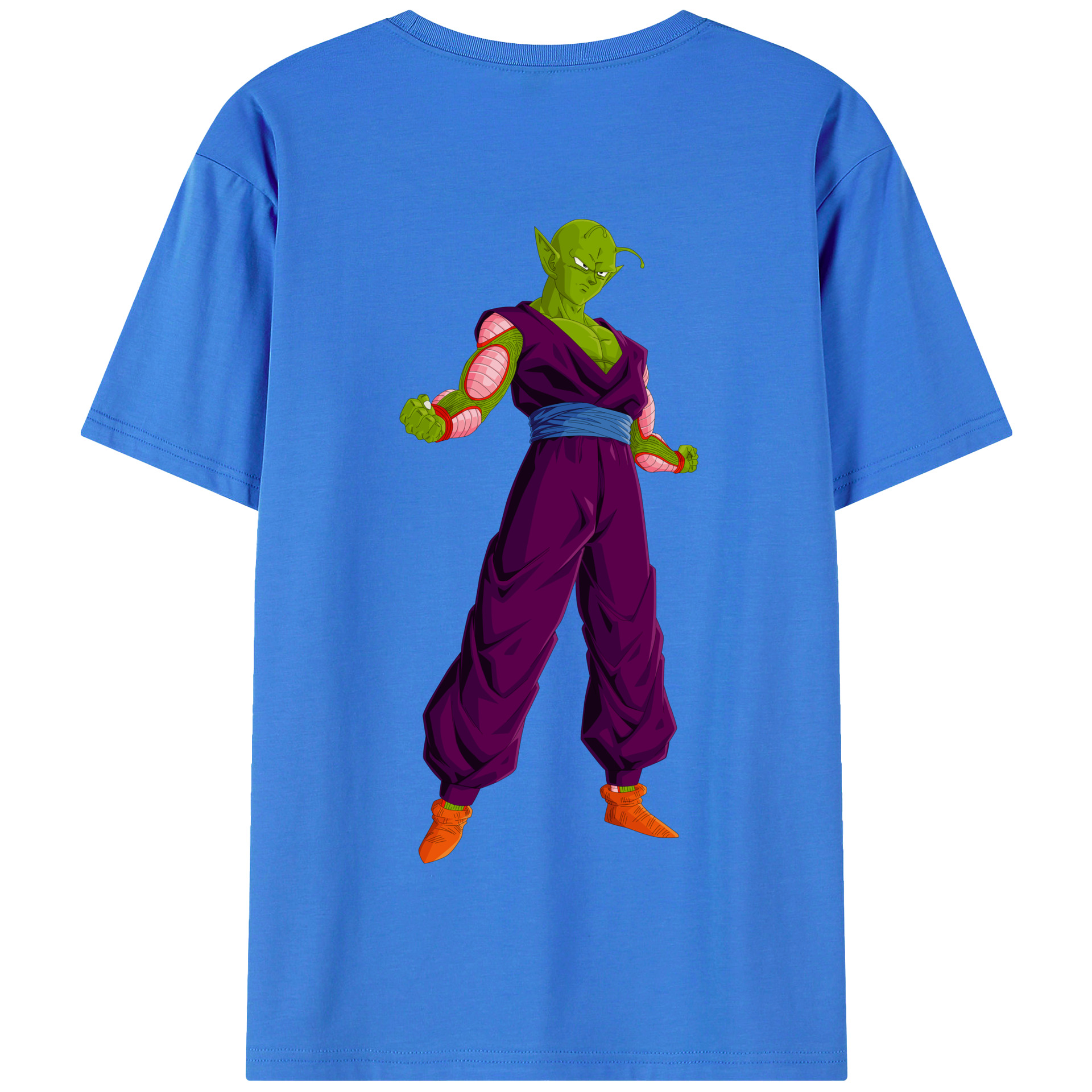 （画像用） ドラゴンボール ピッコロ DRAGON BALL Piccolo 綿100％半袖Tシャツ（背面プリント）