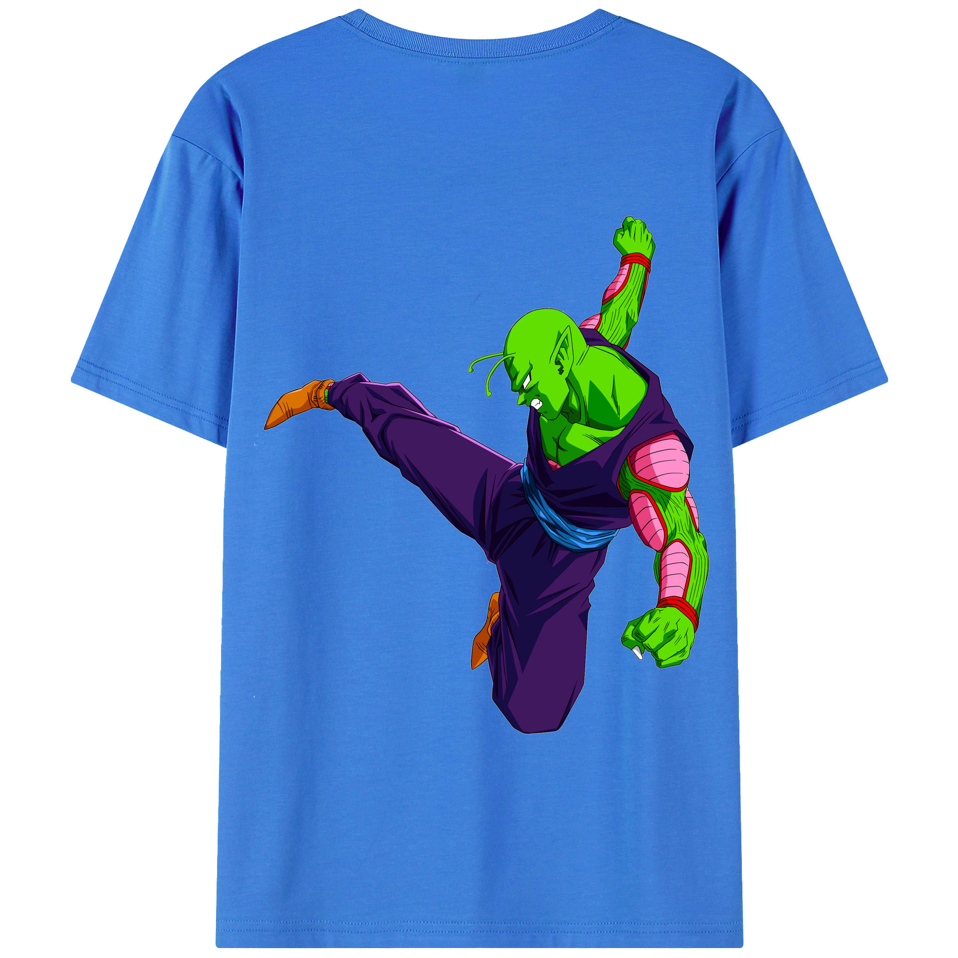 （画像用） ドラゴンボール ピッコロ DRAGON BALL Piccolo 綿100％半袖Tシャツ（背面プリント）