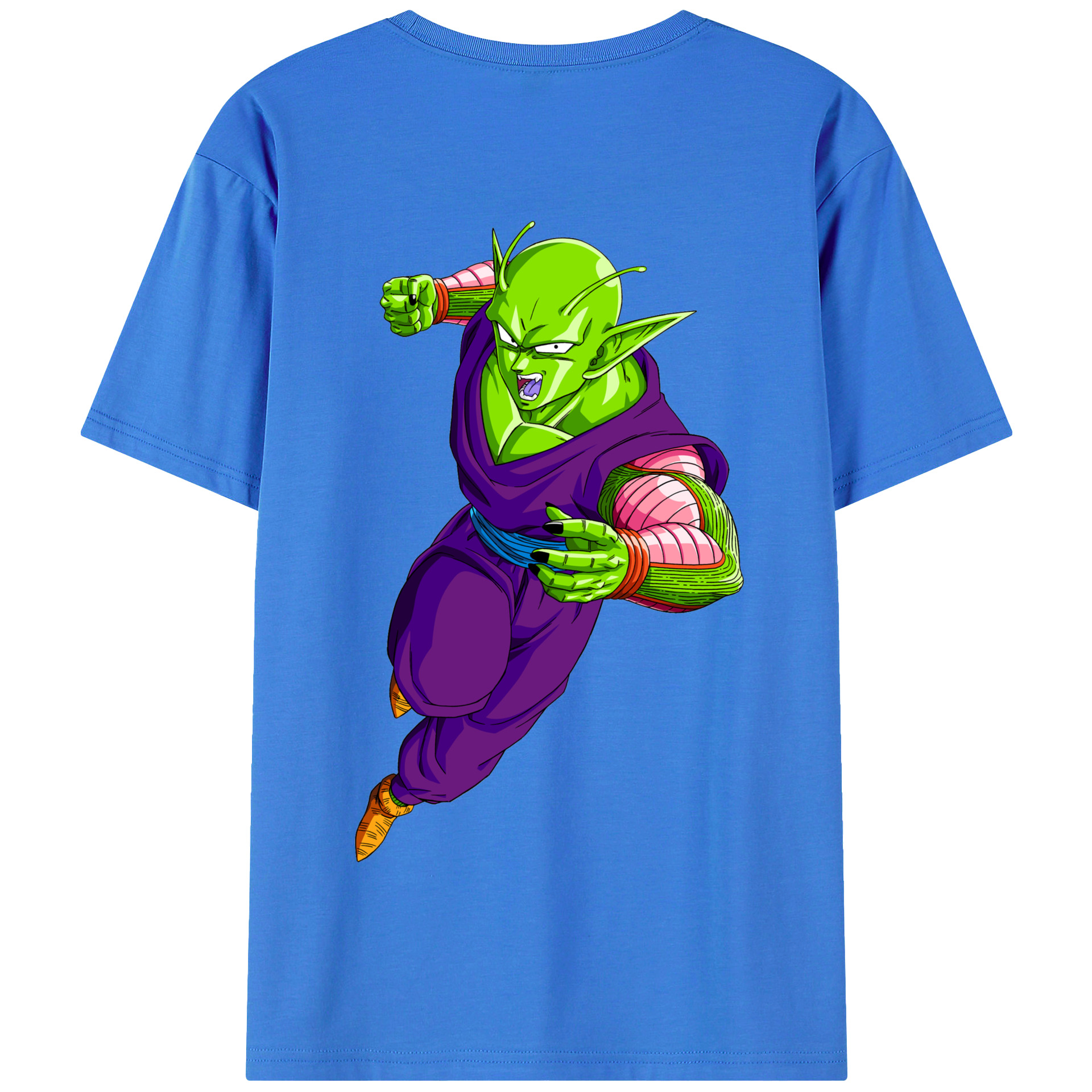 （画像用） ドラゴンボール ピッコロ DRAGON BALL Piccolo 綿100％半袖Tシャツ（背面プリント）