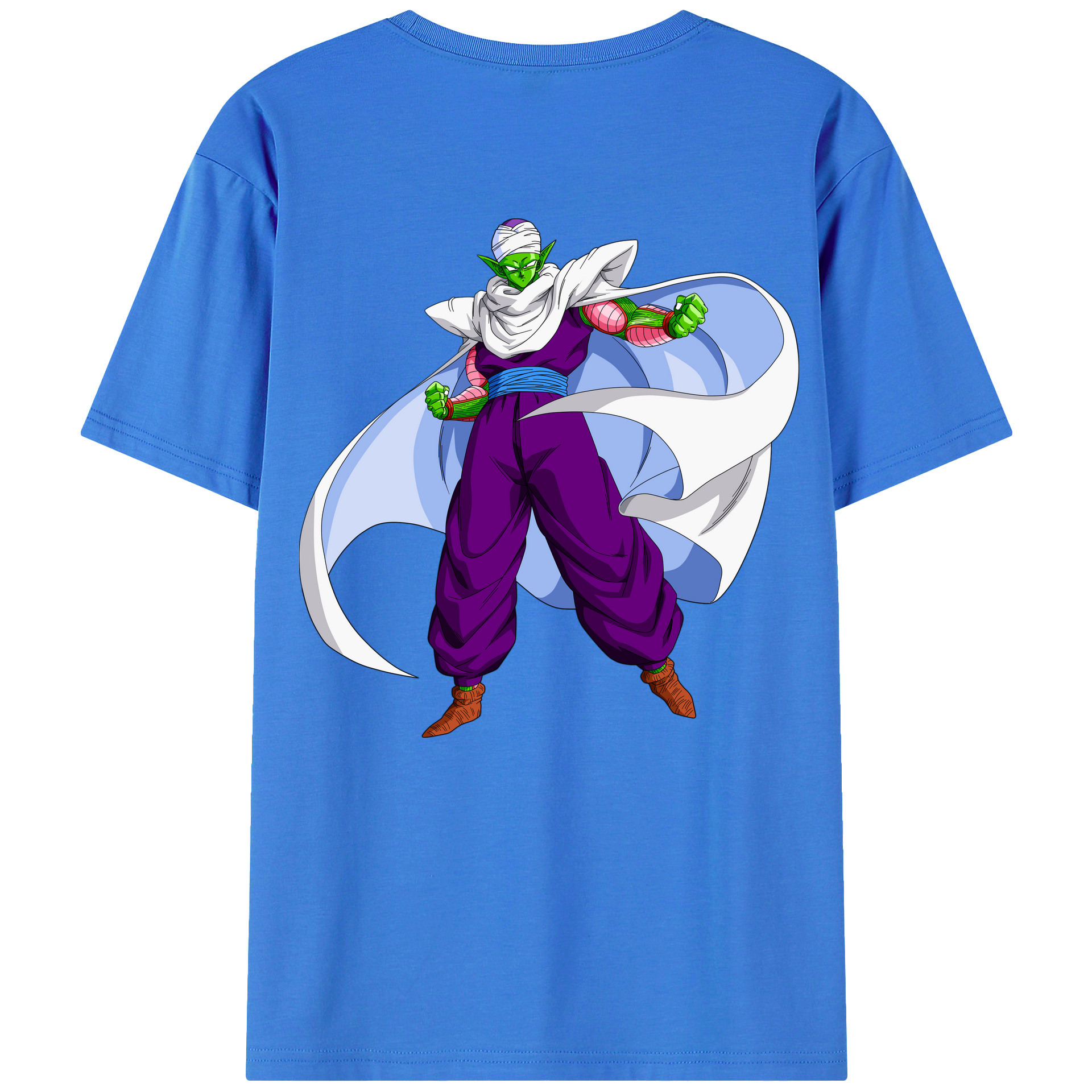 （画像用） ドラゴンボール ピッコロ DRAGON BALL Piccolo 綿100％半袖Tシャツ（背面プリント）