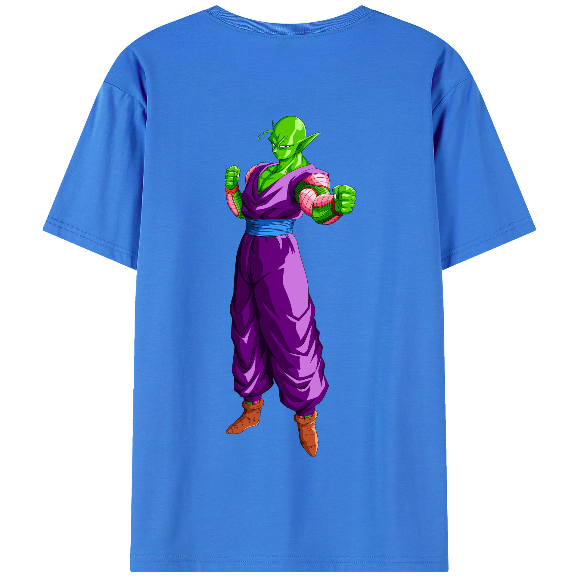 （画像用） ドラゴンボール ピッコロ DRAGON BALL Piccolo 綿100％半袖Tシャツ（背面プリント）