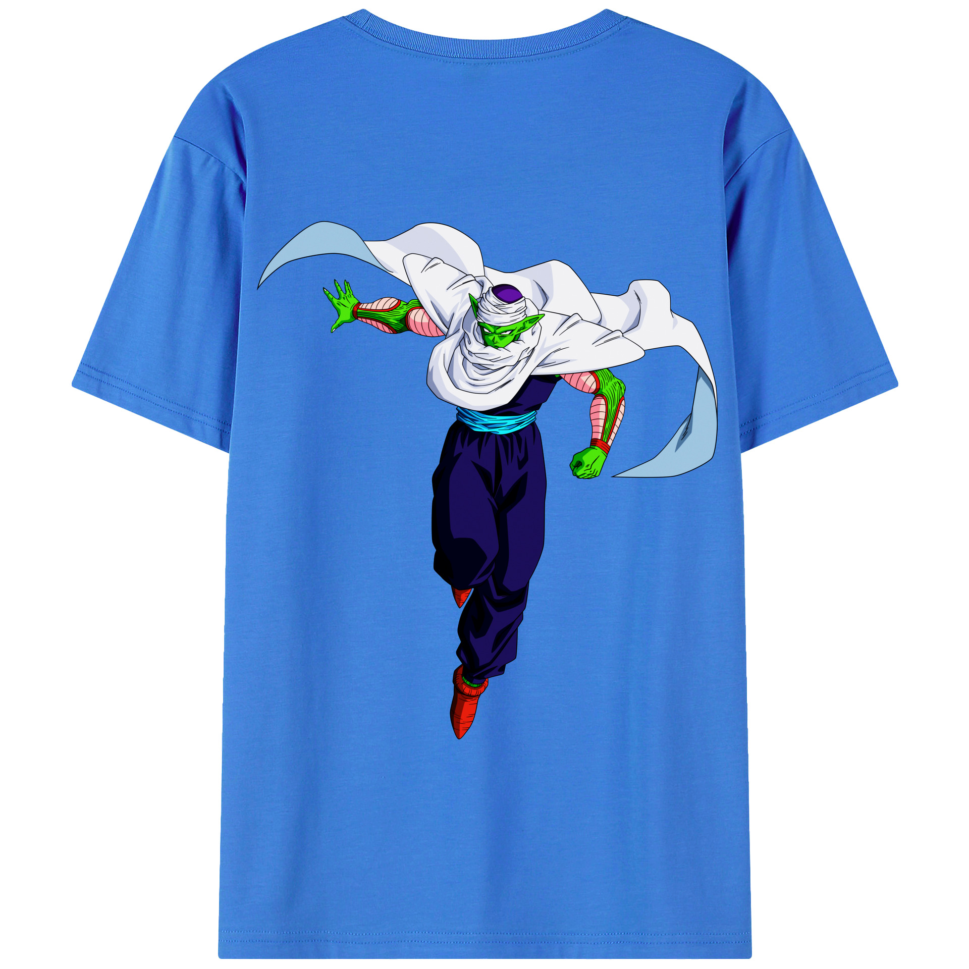 （画像用） ドラゴンボール ピッコロ DRAGON BALL Piccolo 綿100％半袖Tシャツ（背面プリント）