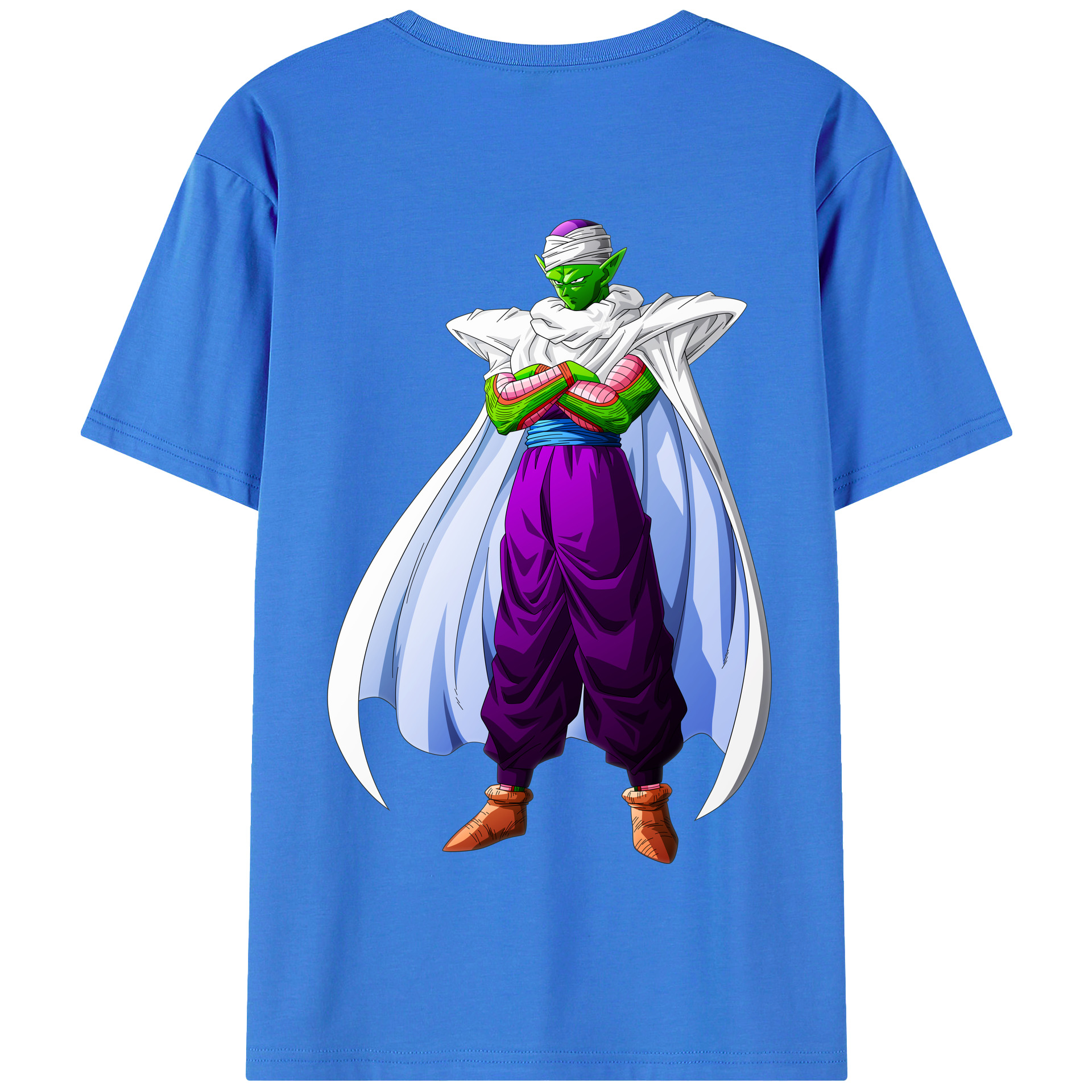 （画像用） ドラゴンボール ピッコロ DRAGON BALL Piccolo 綿100％半袖Tシャツ（背面プリント）