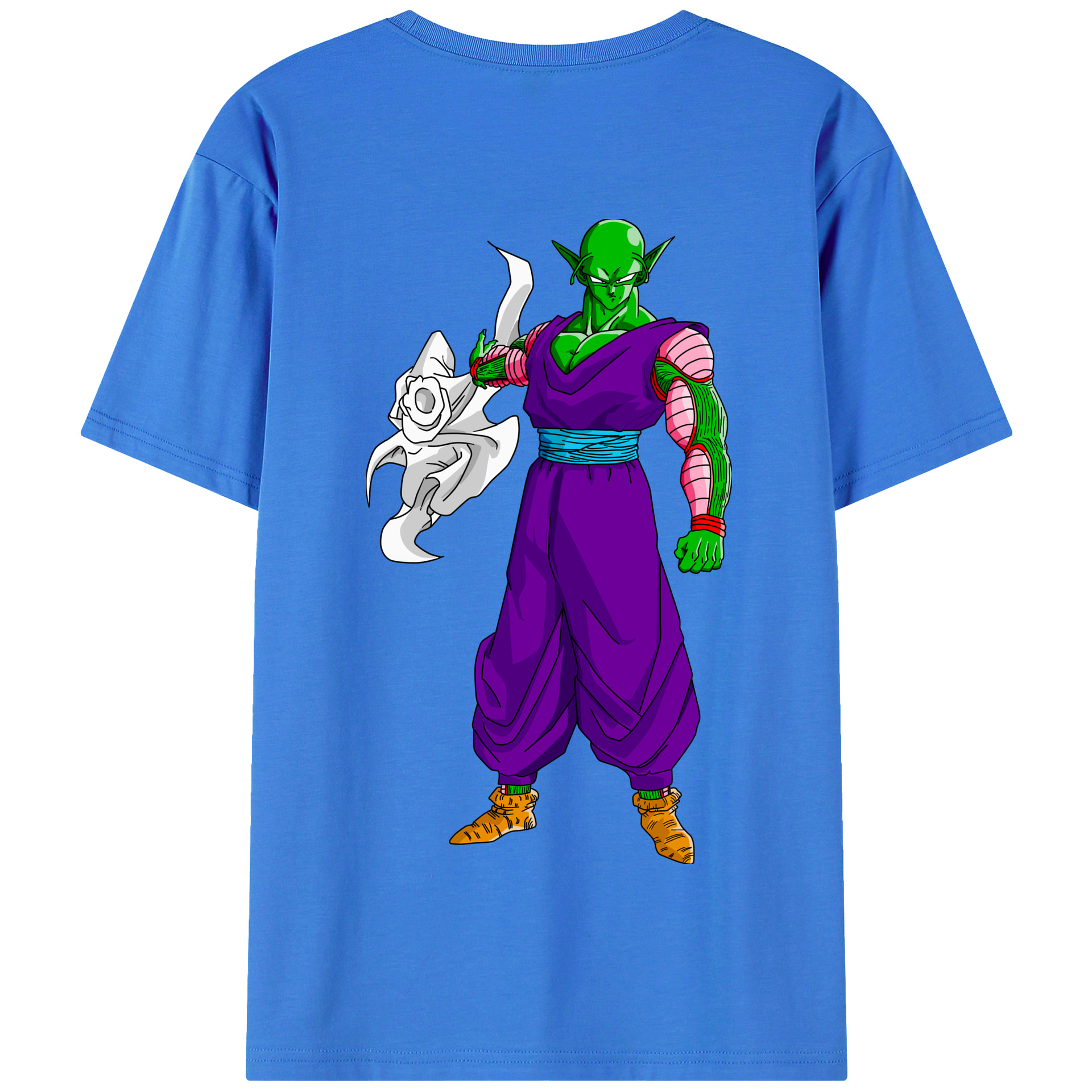 （画像用） ドラゴンボール ピッコロ DRAGON BALL Piccolo 綿100％半袖Tシャツ（背面プリント）