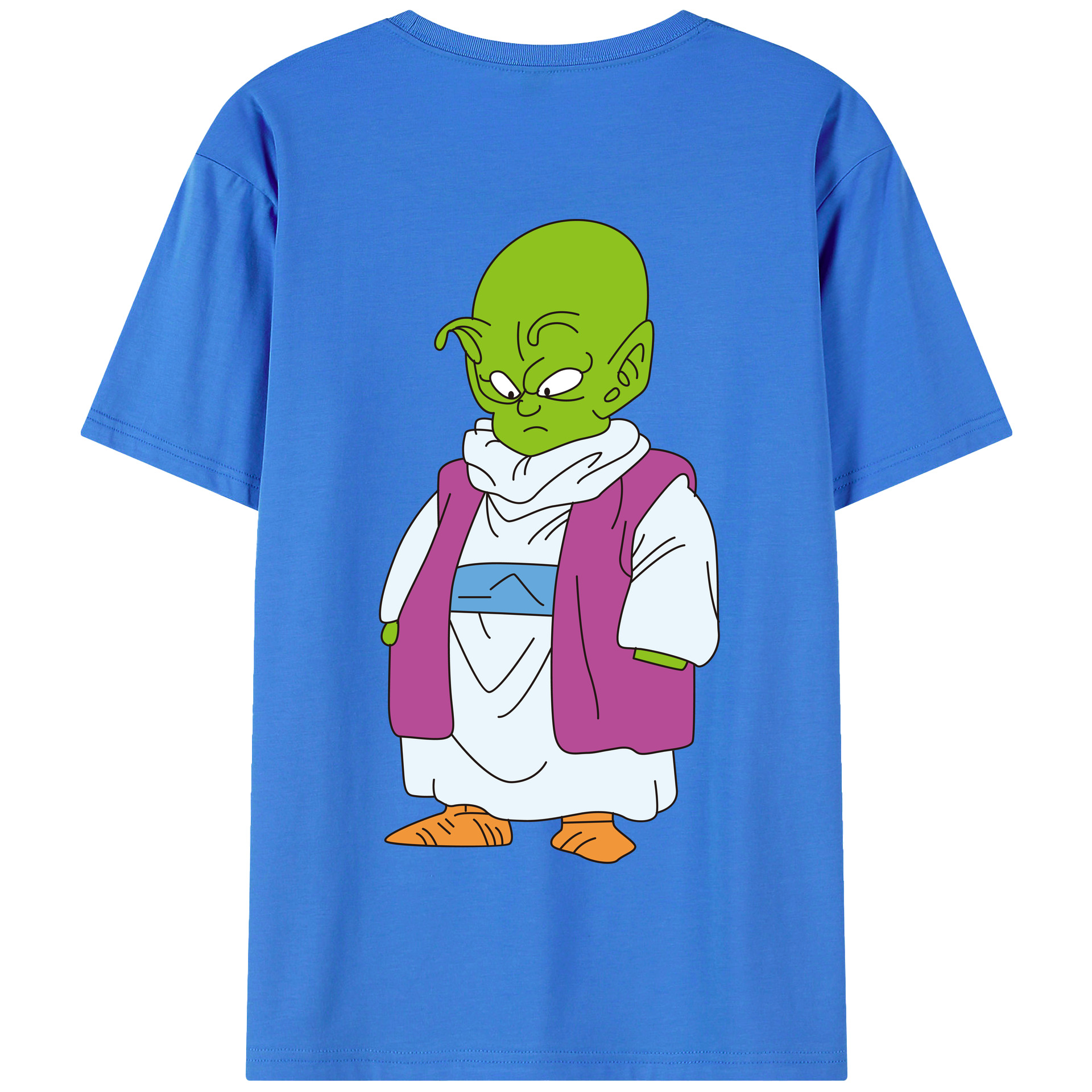 （画像用） ドラゴンボール ピッコロ DRAGON BALL Piccolo 綿100％半袖Tシャツ（背面プリント）
