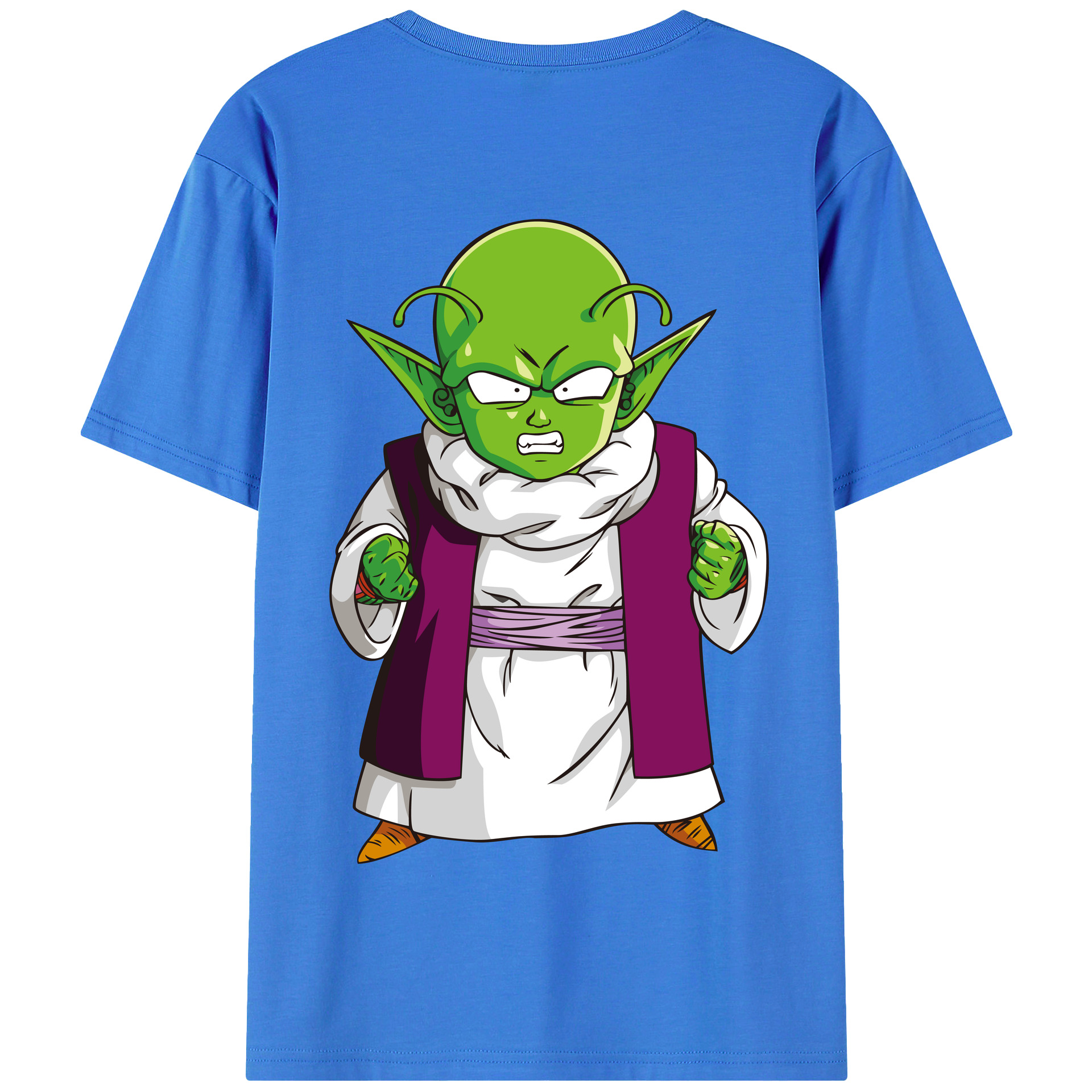 （画像用） ドラゴンボール ピッコロ DRAGON BALL Piccolo 綿100％半袖Tシャツ（背面プリント）