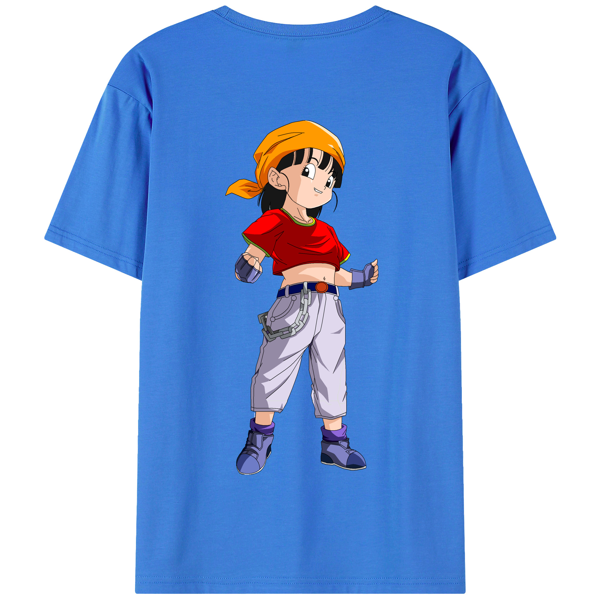 （画像用） ドラゴンボール パン DRAGON BALL Pan 綿100％半袖Tシャツ（背面プリント）